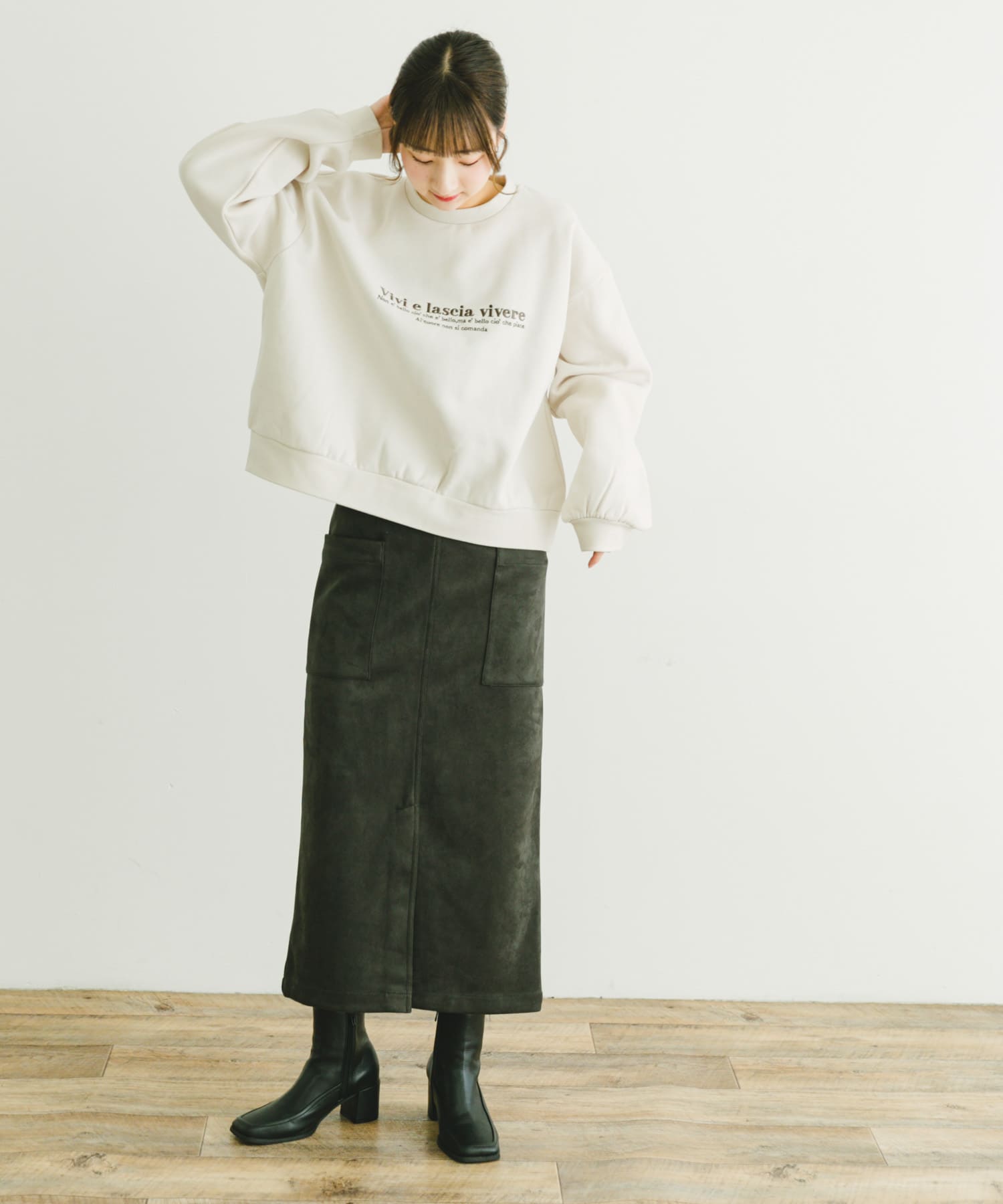身長：160cm サイズ：FREE