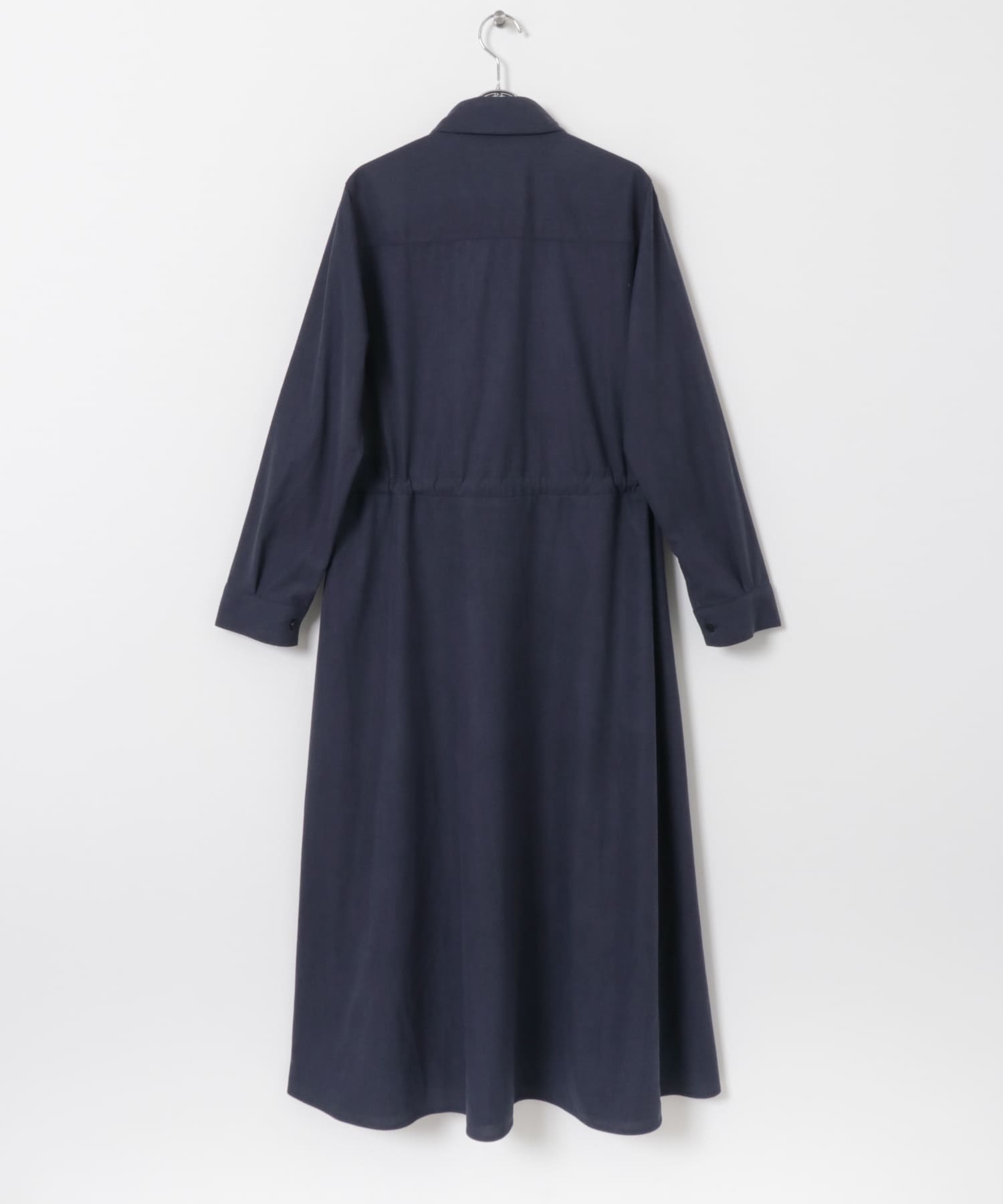 ピケロングシャツワンピース NVY FREE