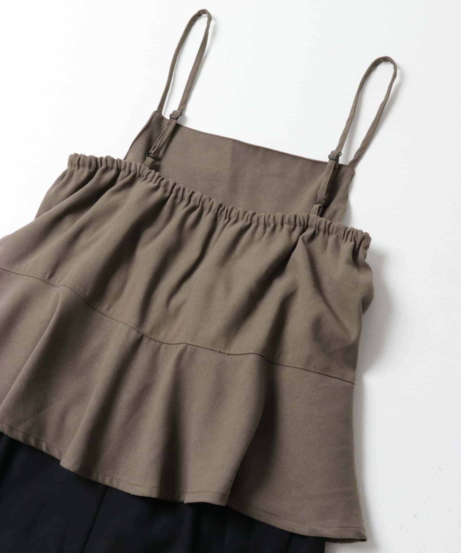 ペプラムキャミオールインワン KHK FREE