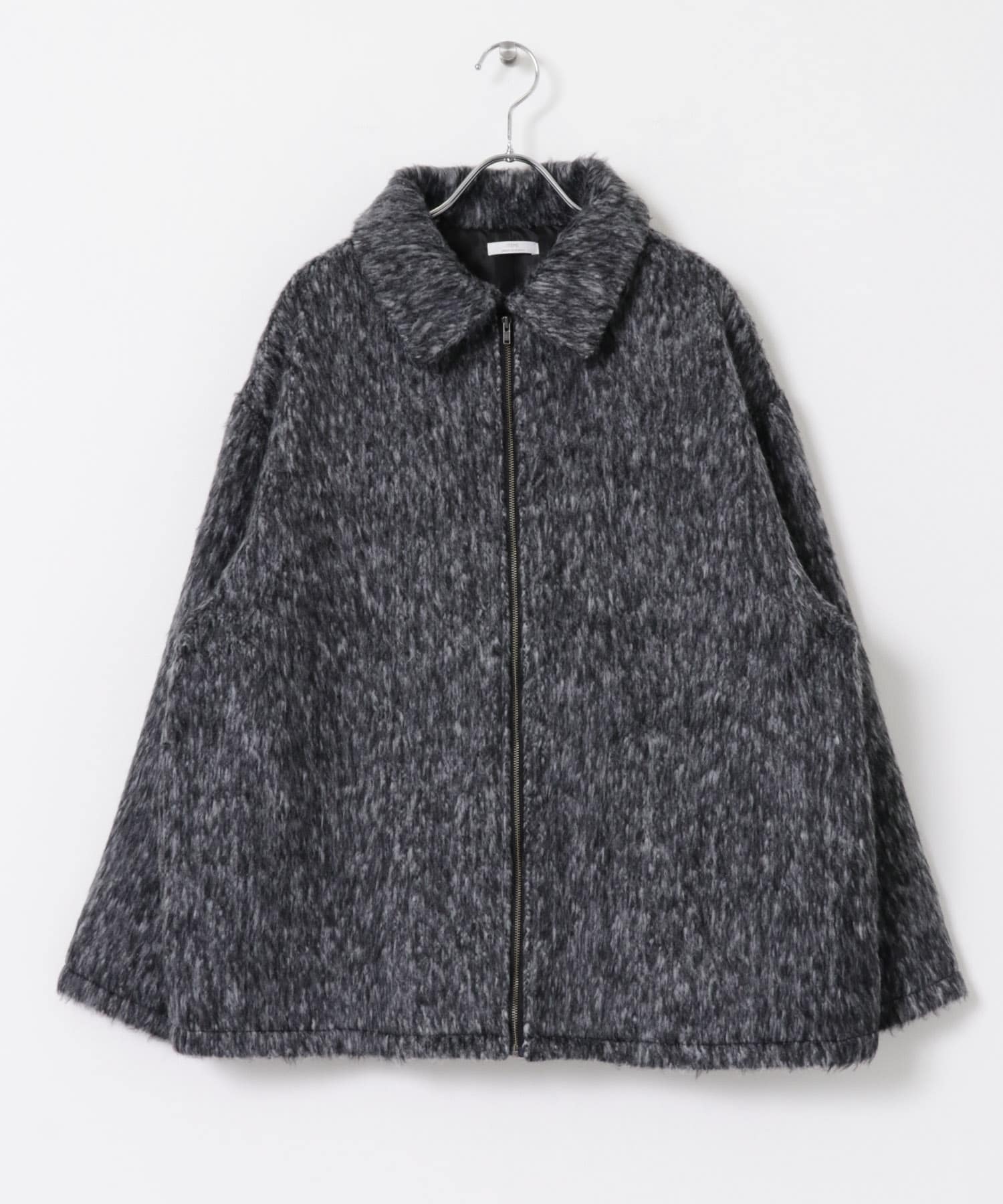ミックスシャギージャケット GRY FREE