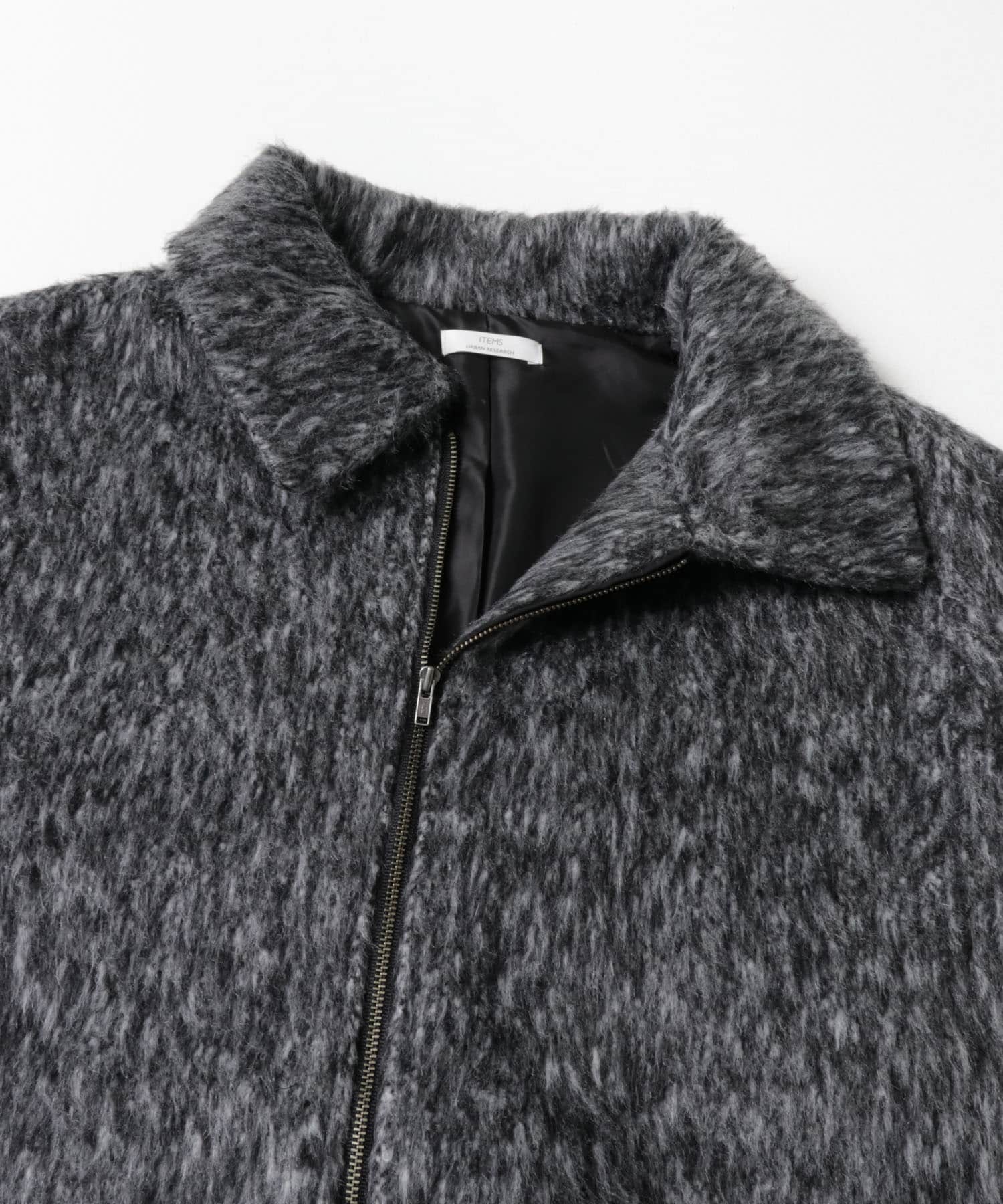 ミックスシャギージャケット GRY FREE