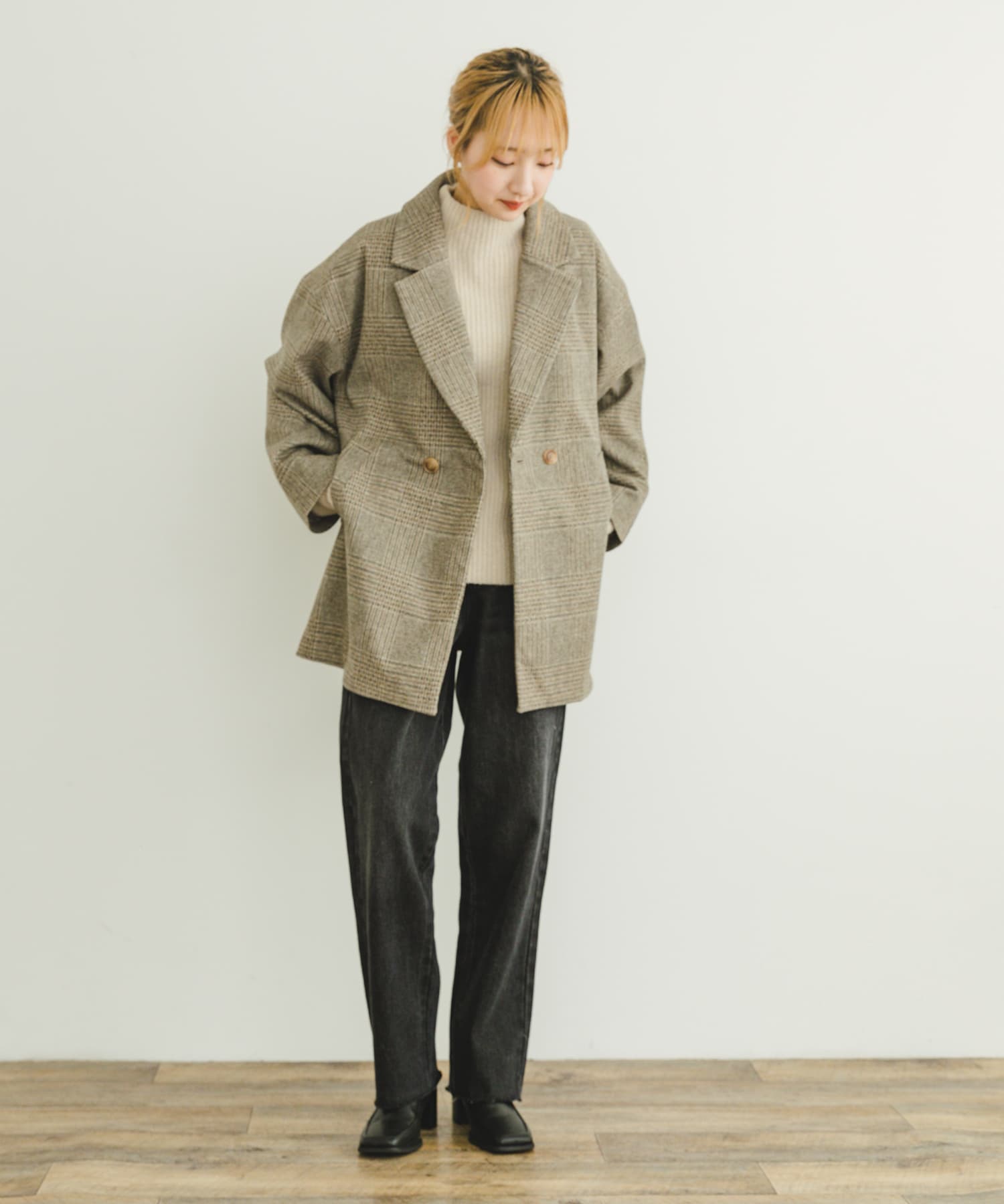 PANTS:IT46-24A002/ストレートデニム