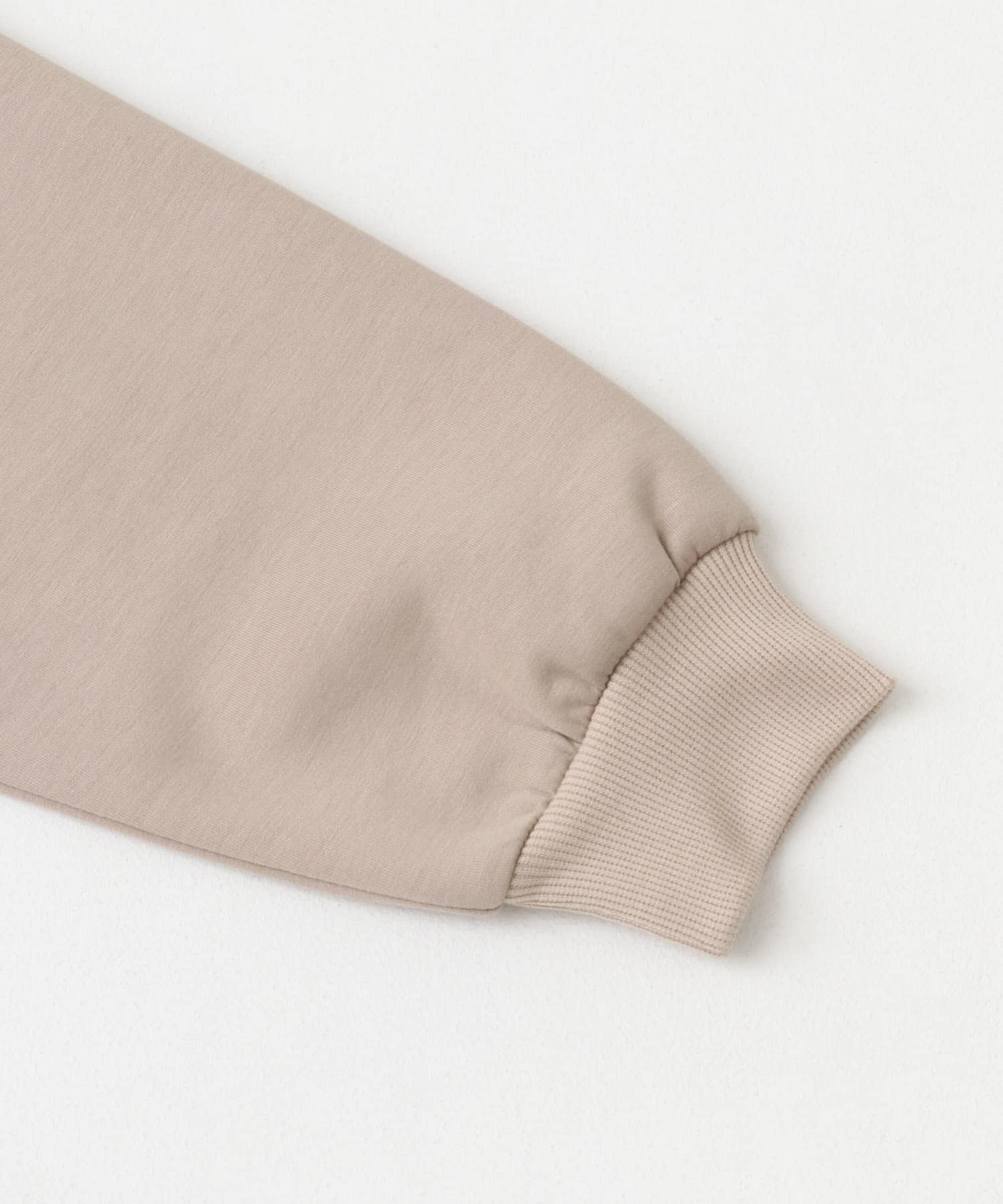 ストレッチダンボール クルーネックプルオーバー BEG M