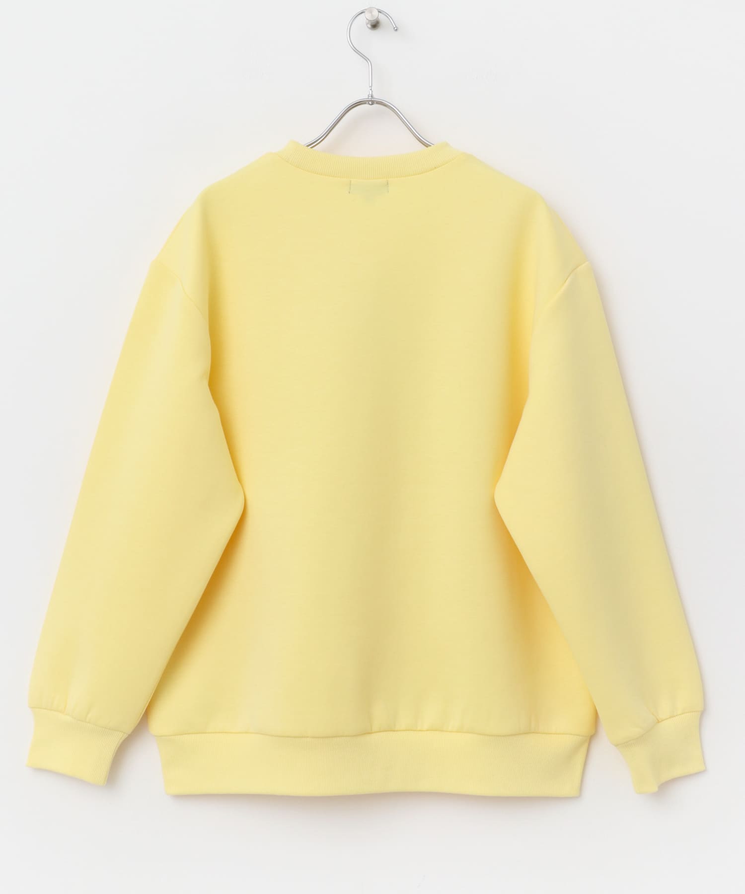 ストレッチダンボール クルーネックプルオーバー YEL M