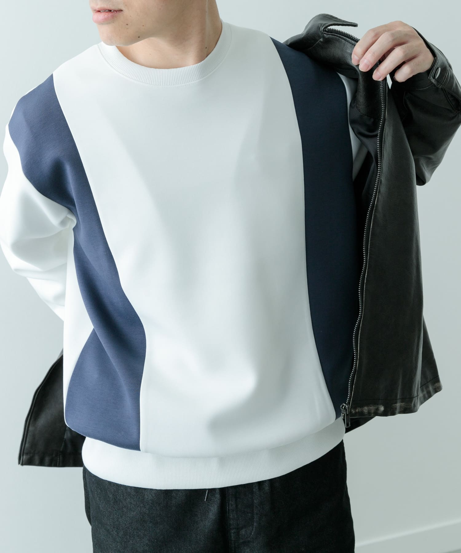 ストレッチダンボール 切替トップス B