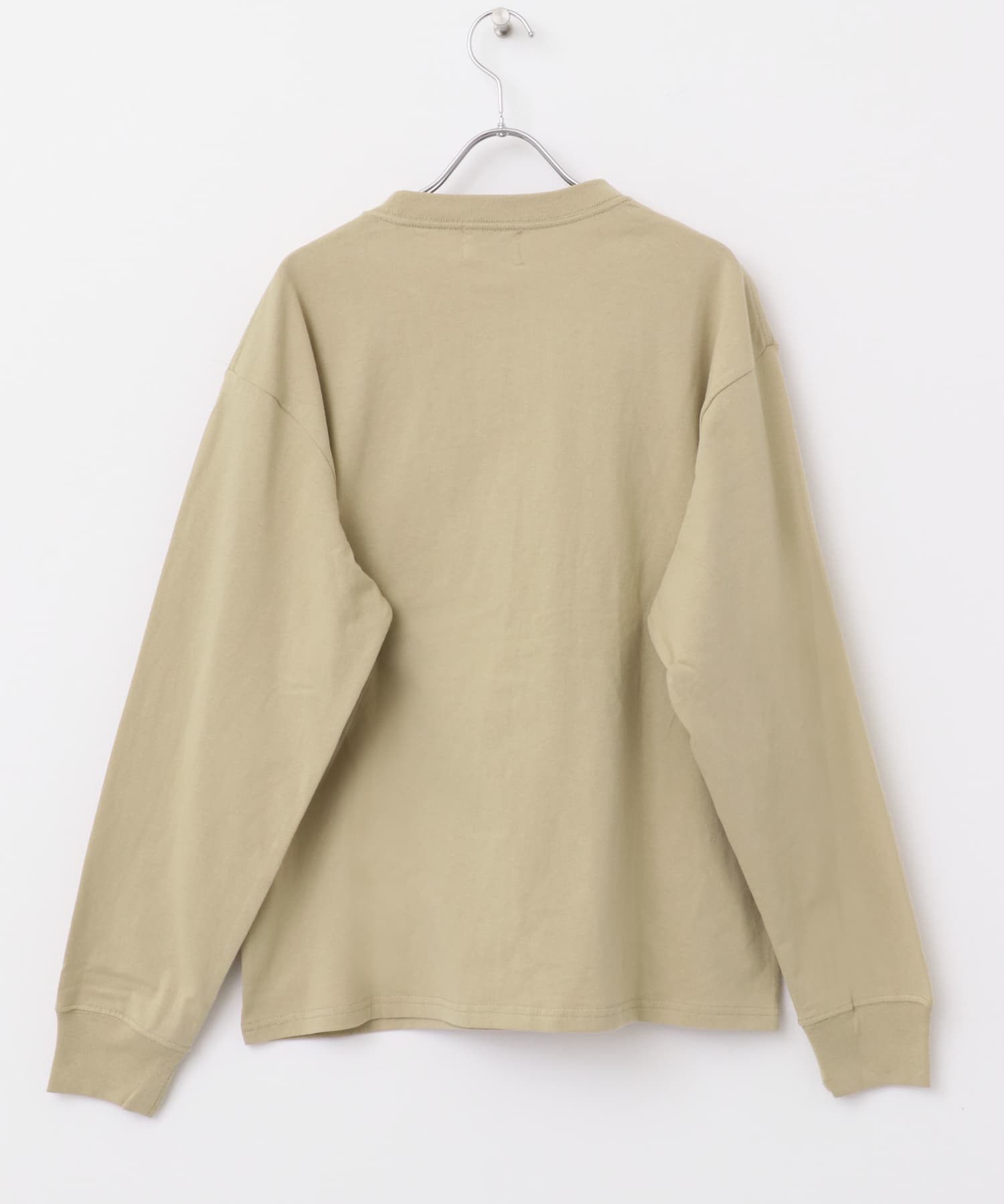 『別注』GUNGHO×ITEMS　ポケットロングTシャツ BEG M