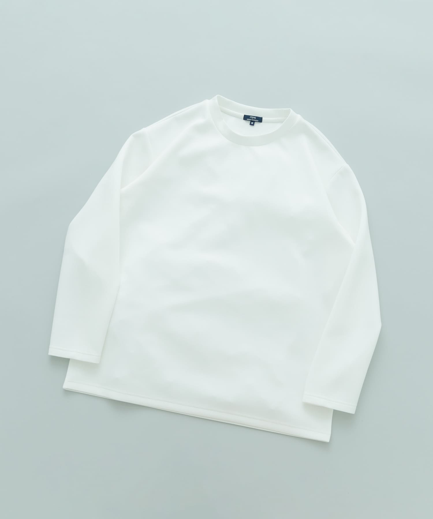 ダンボール ロングスリーブ カットソー WHT M
