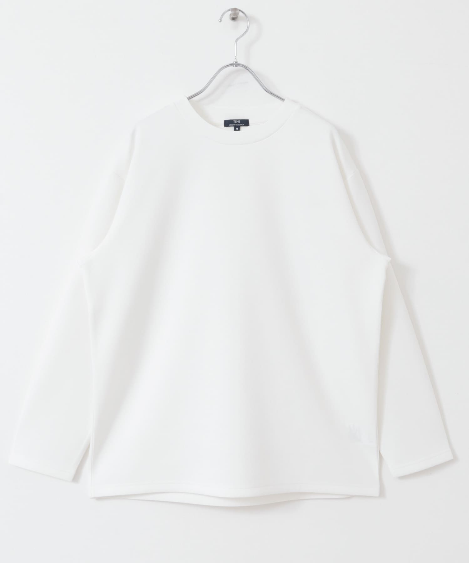 ダンボール ロングスリーブ カットソー WHT M