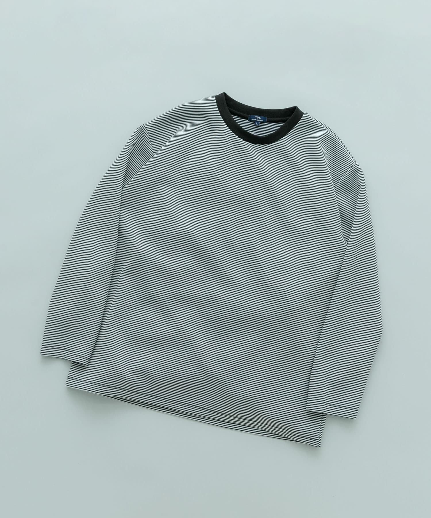 ダンボール ロングスリーブ カットソー BORDER M