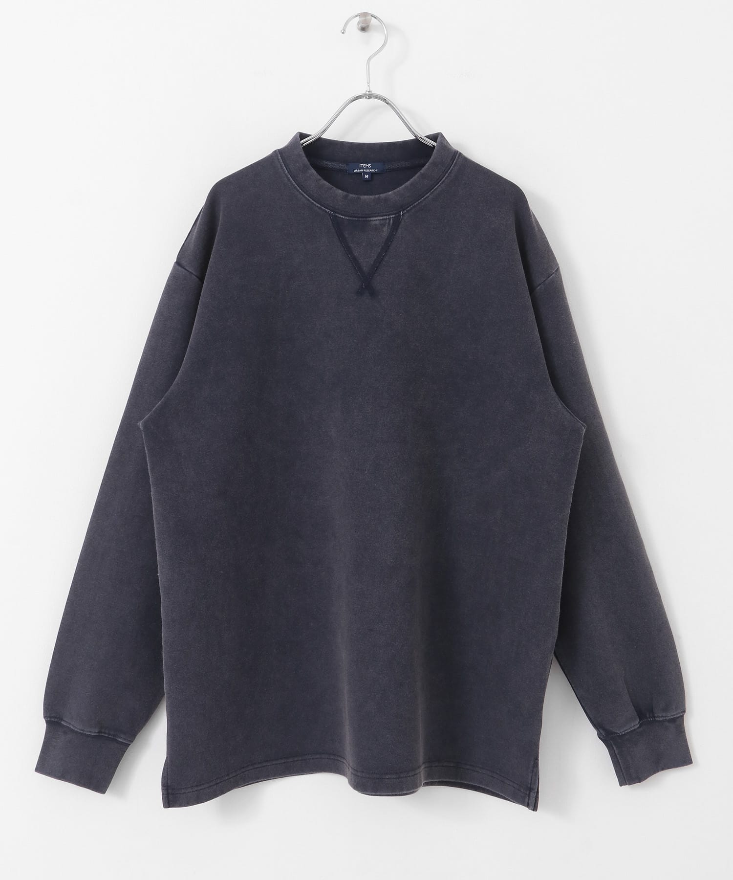 フェードダンボール クルーネックTops NVY M