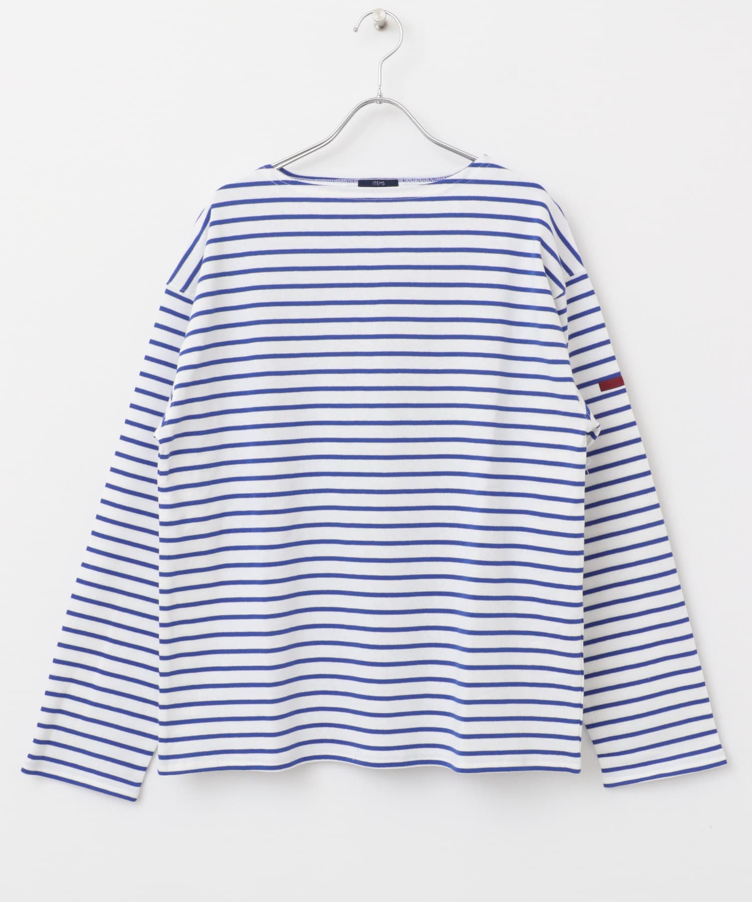 バスクボーダー コットンカットソー BLU S