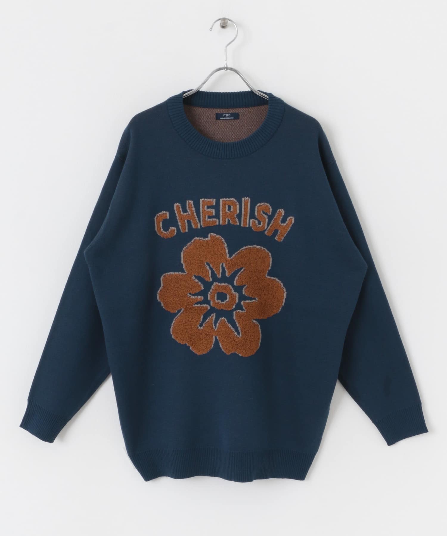 ループJQDニット CHERISH NVY M