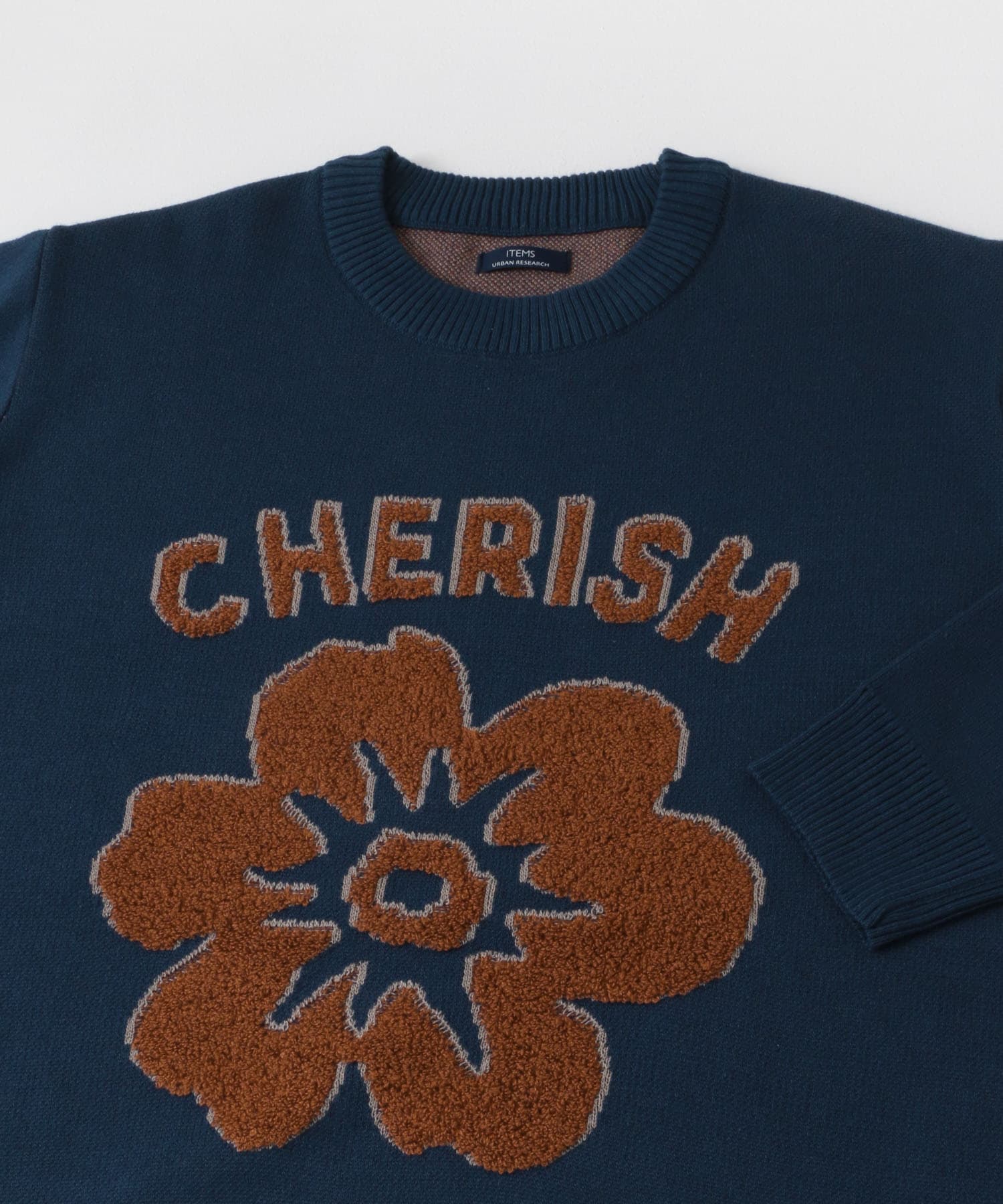 ループJQDニット CHERISH NVY M