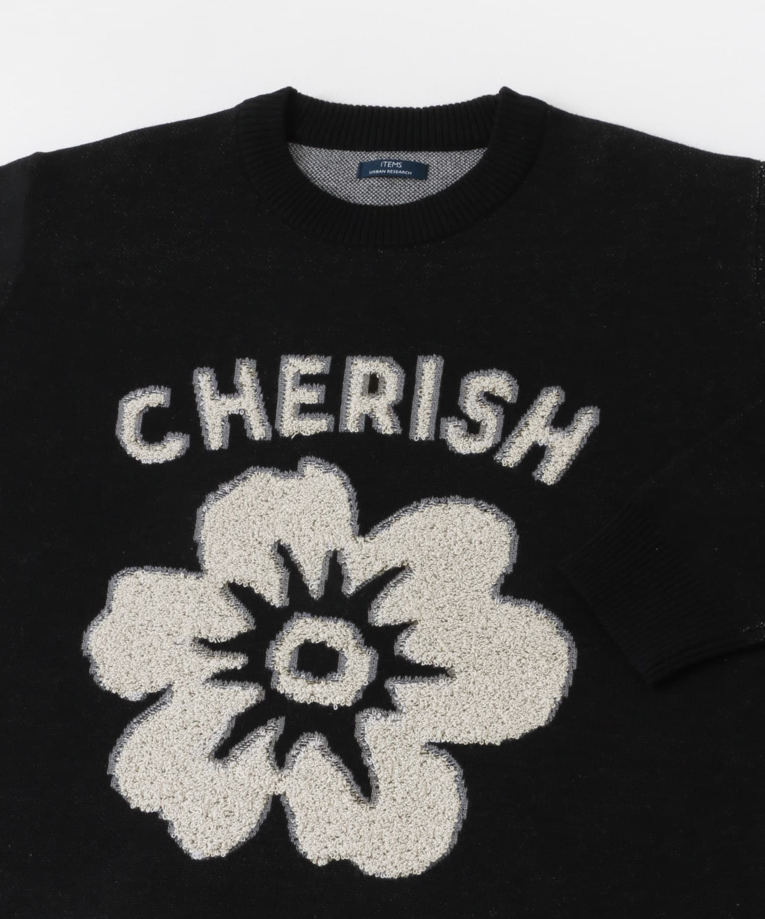 ループJQDニット CHERISH BLK M