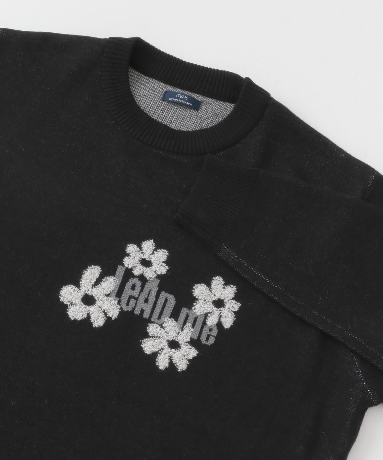 新品 マンシングウェア 刺繍デザインニット 黒 L ループJQDニット LEAD ME(M NVY): トップス｜URBAN RESEARCH公式