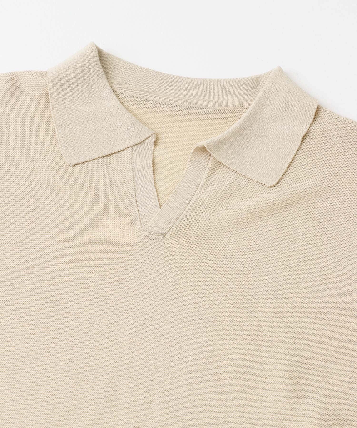 ガーター編みスキッパーニット NTL M