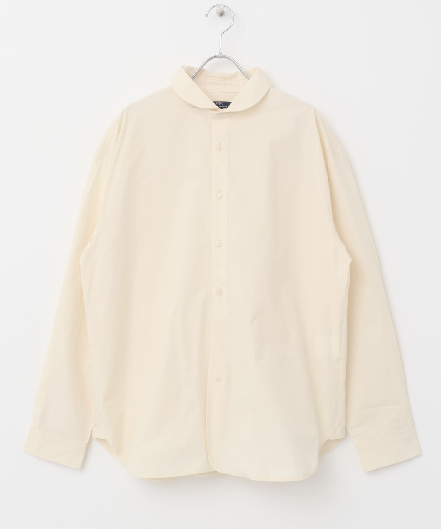 ブロード ラウンドカラーシャツ IVO M