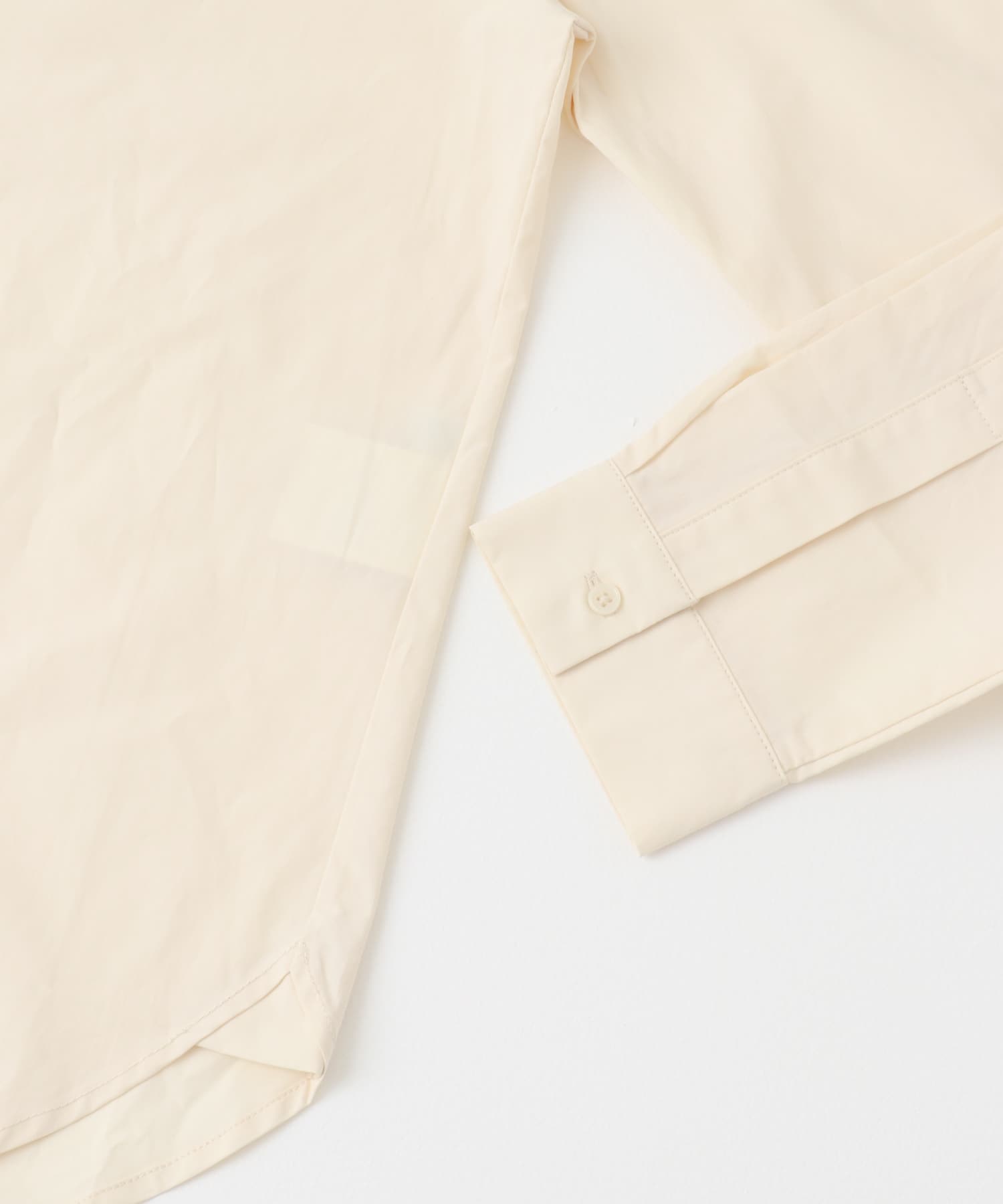 ブロード ラウンドカラーシャツ IVO M