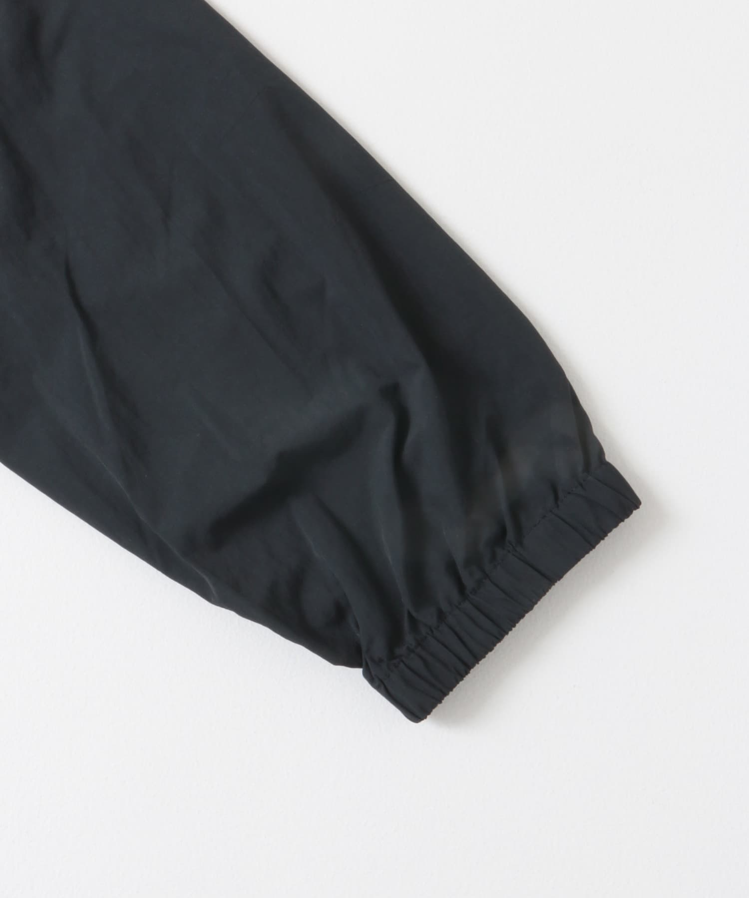 『セットアップ対応』ナイロン リングドットボタン カーディガン BLK M