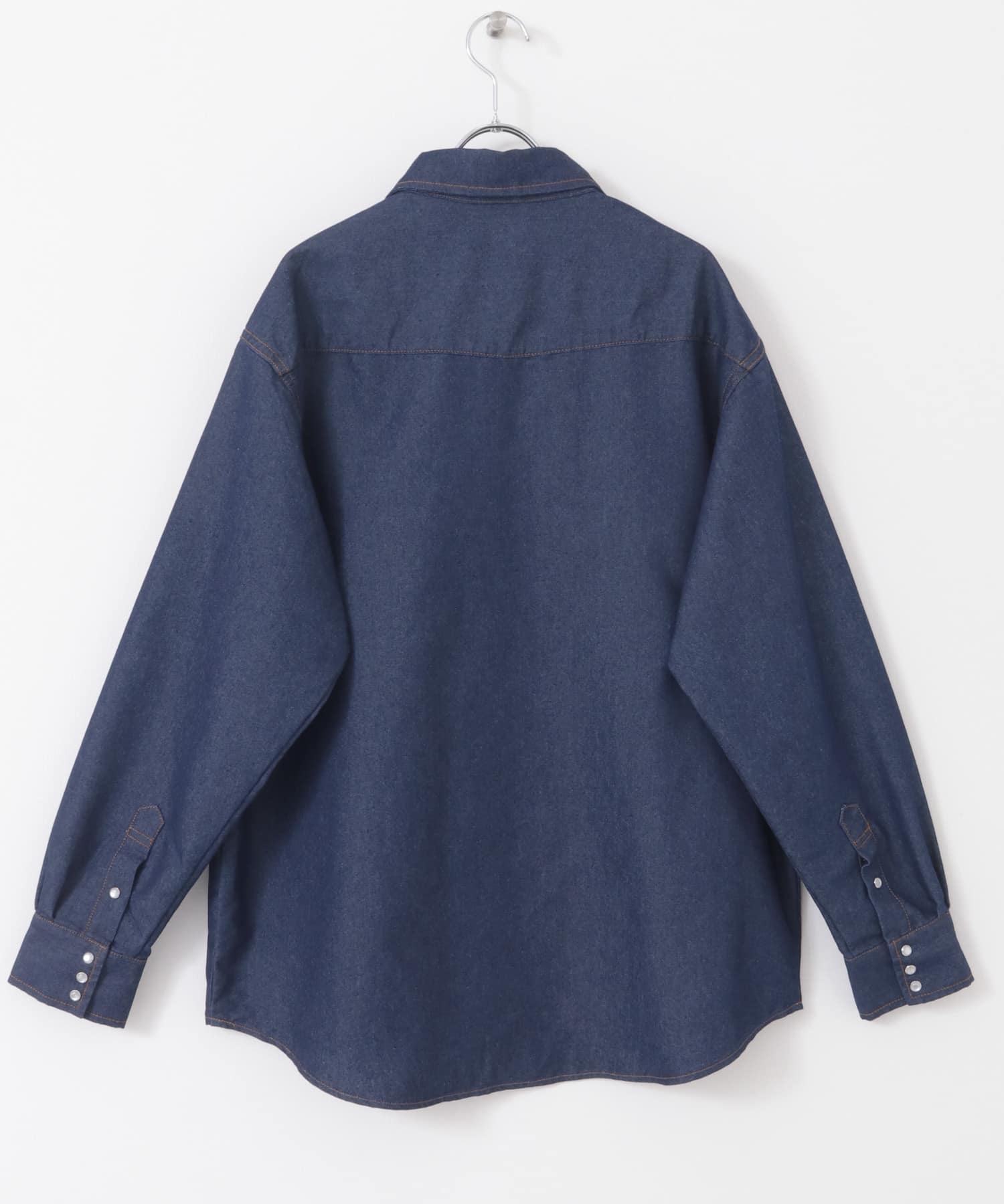 6.5oz Denim WesternShirts BLU M