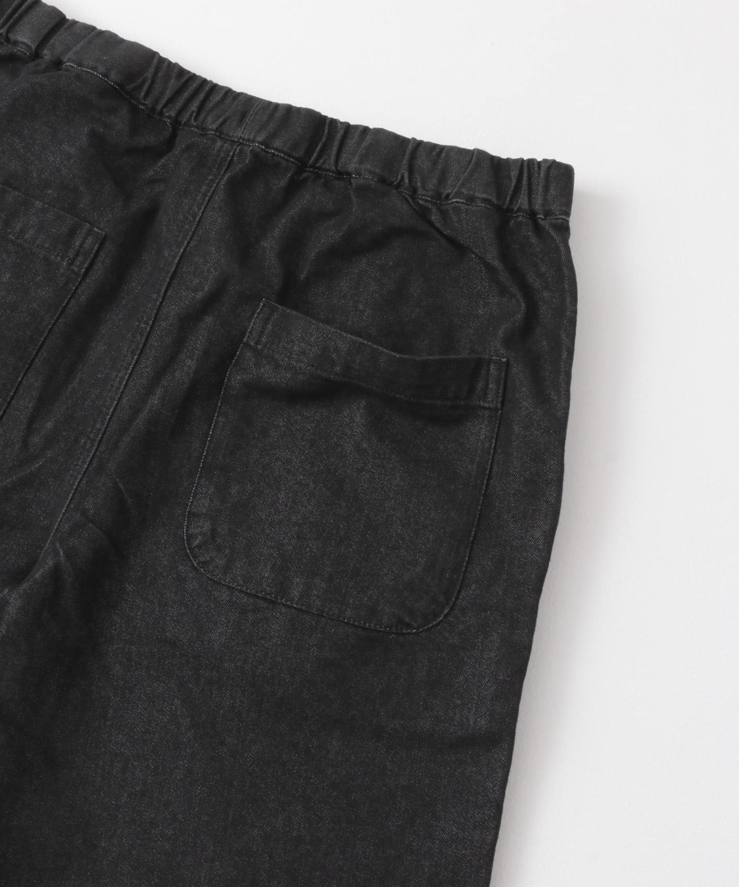 クールタッチ デニムイージーパンツ BLK M