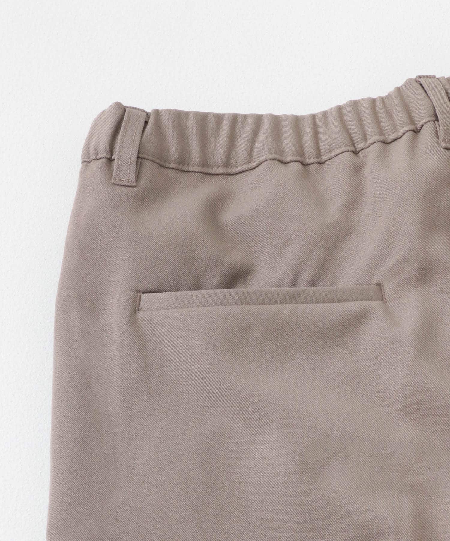 ストレッチ×ウォッシャブル裏キモウスラックス BEG S