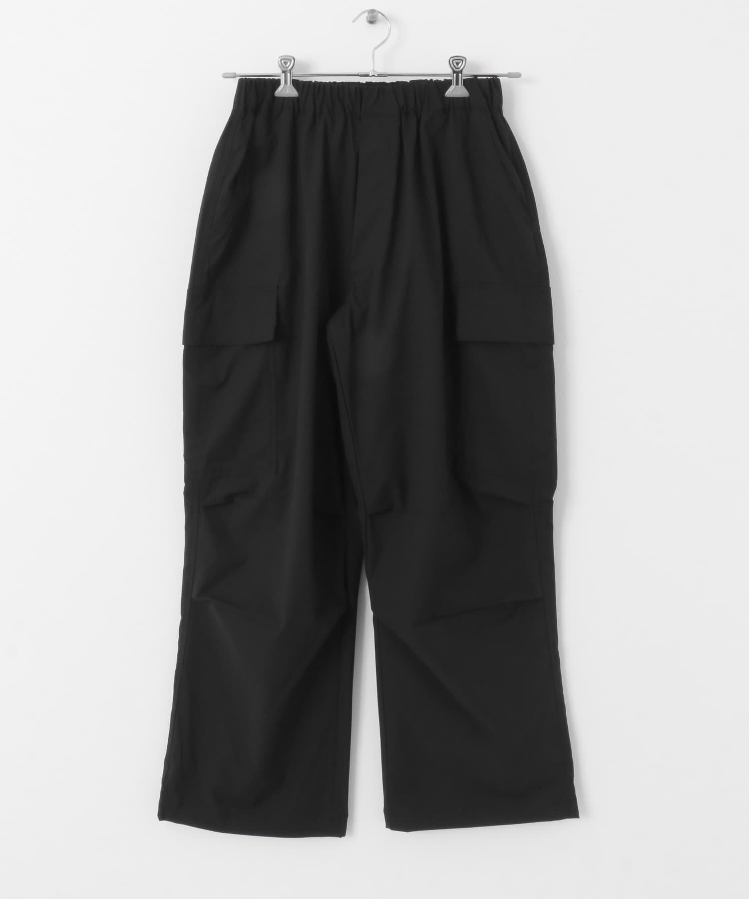 ウエストイージー ポリカーゴパンツ BLK S