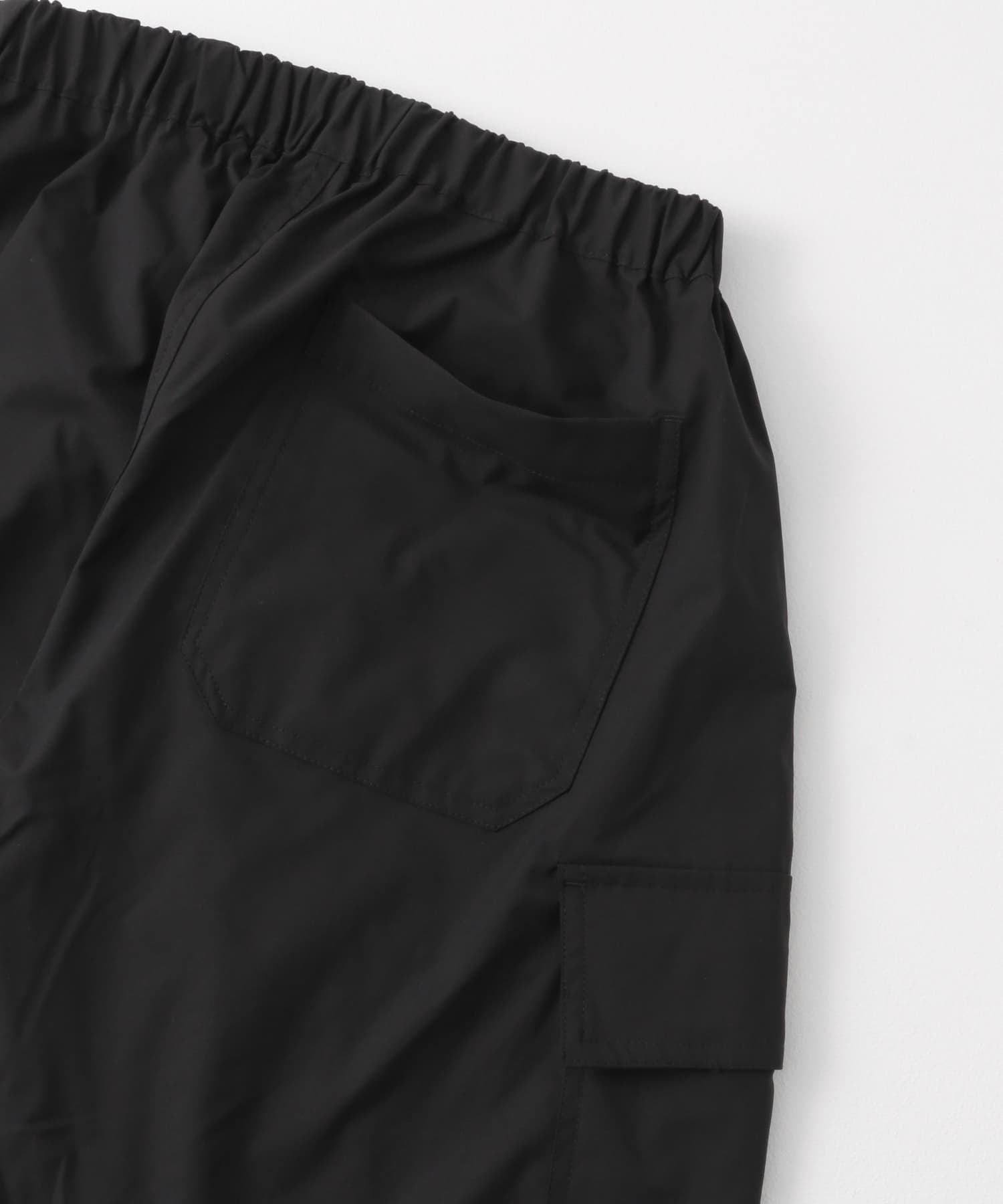 ウエストイージー ポリカーゴパンツ BLK S