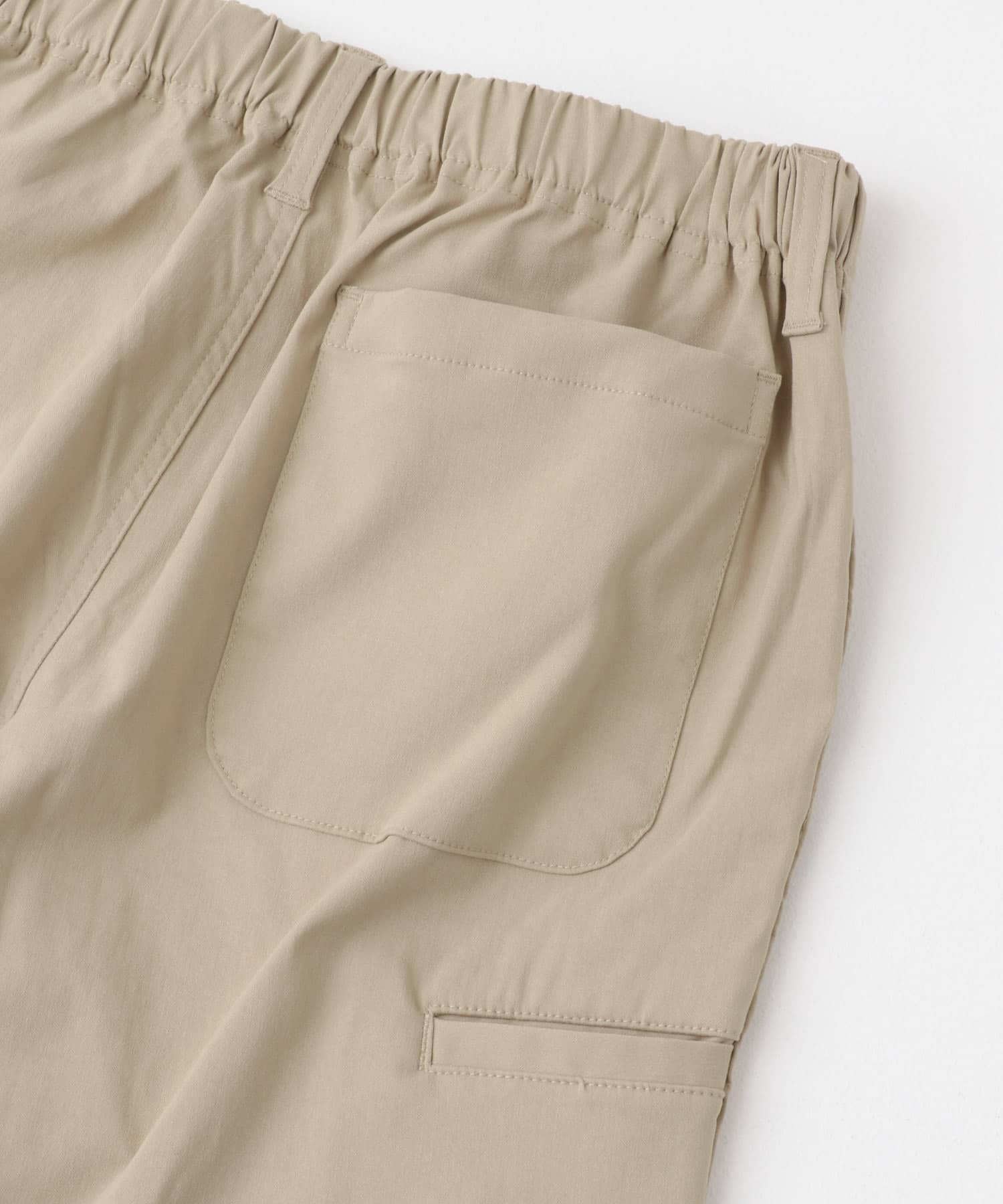 『XLサイズあり』スーパーストレッチマルチポケットパンツ BEG M