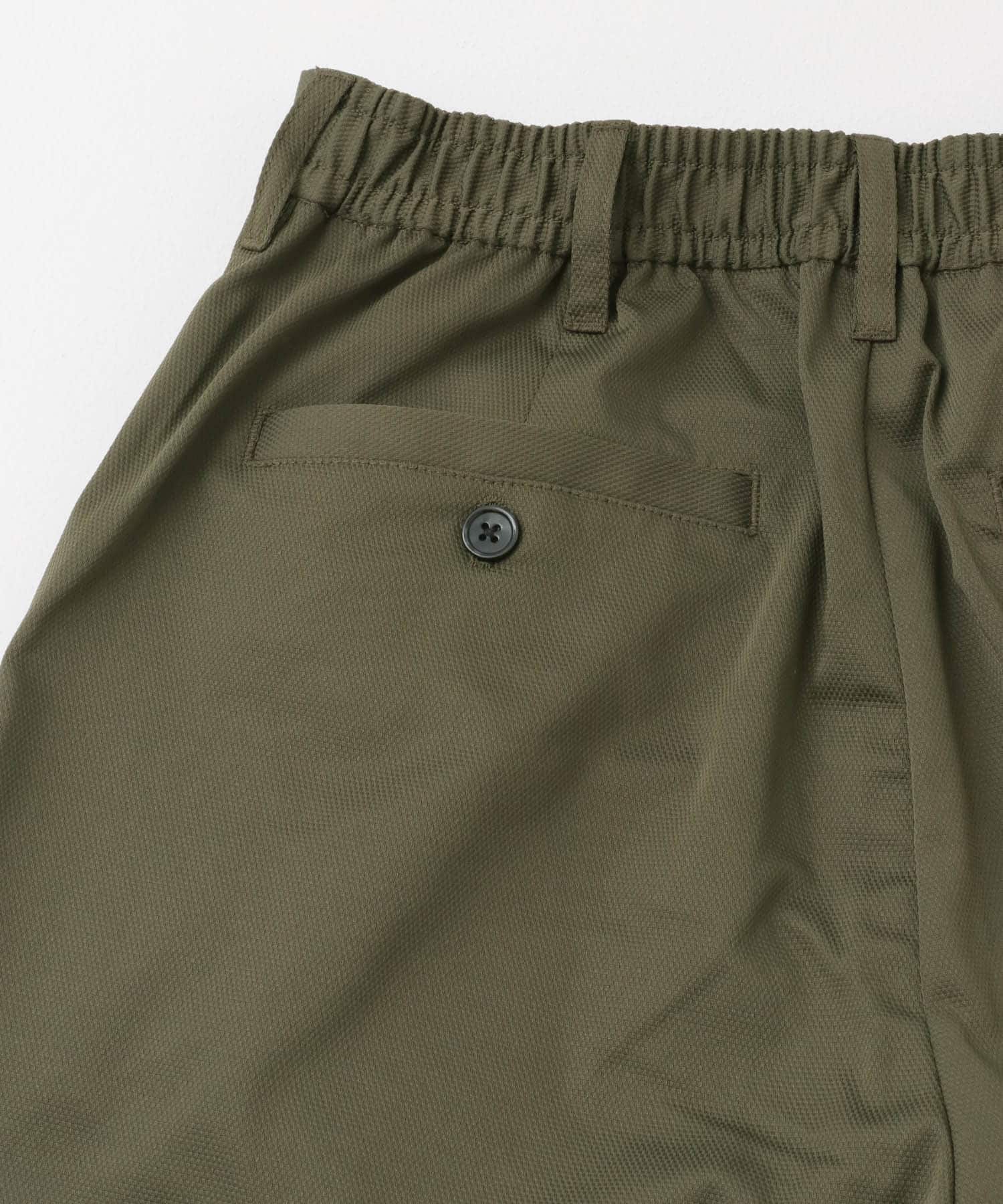 『セットアップ対応』マシンウォッシャブルピケテーパードパンツ KHK M