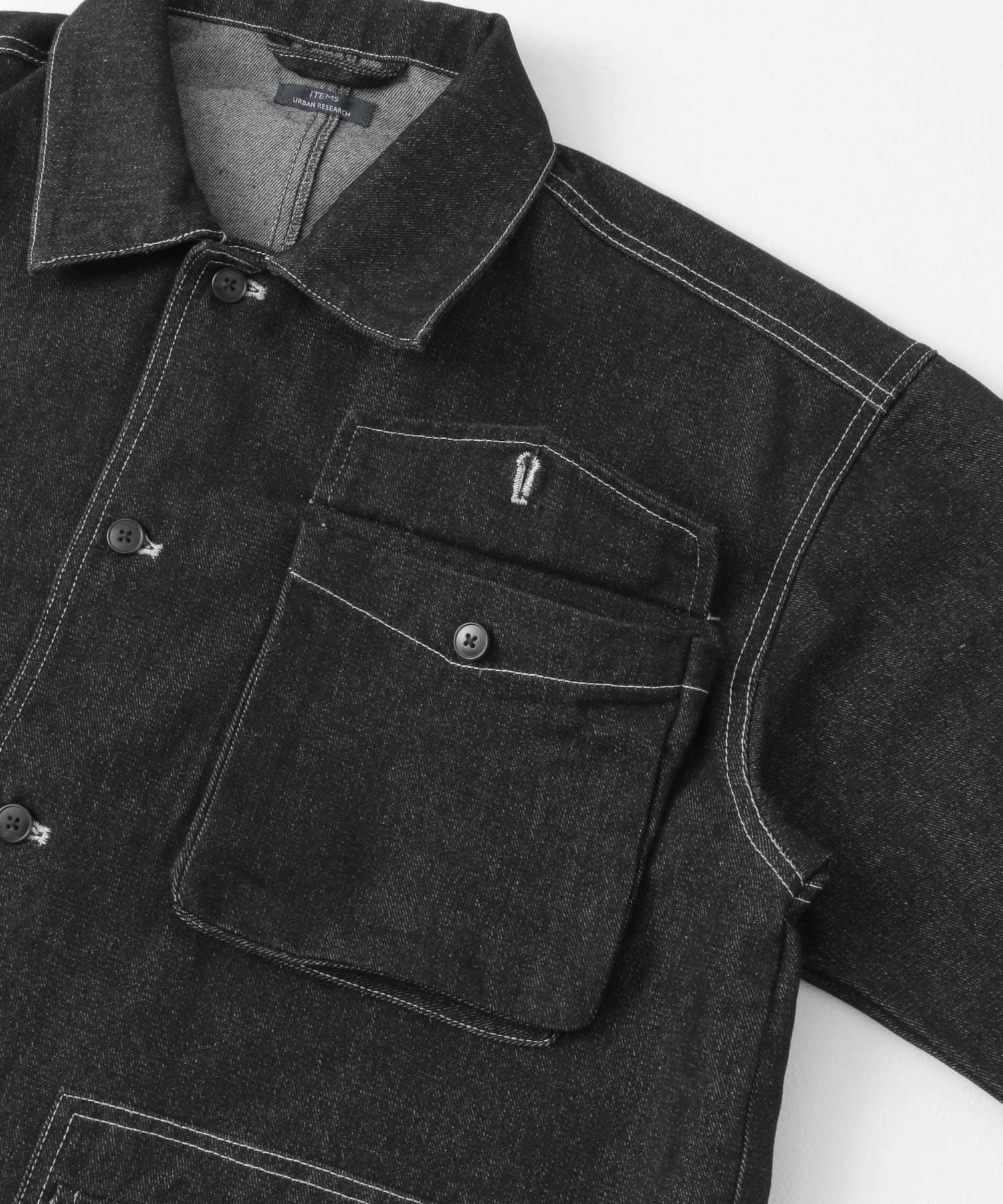 カバーオールジャケット BLK S