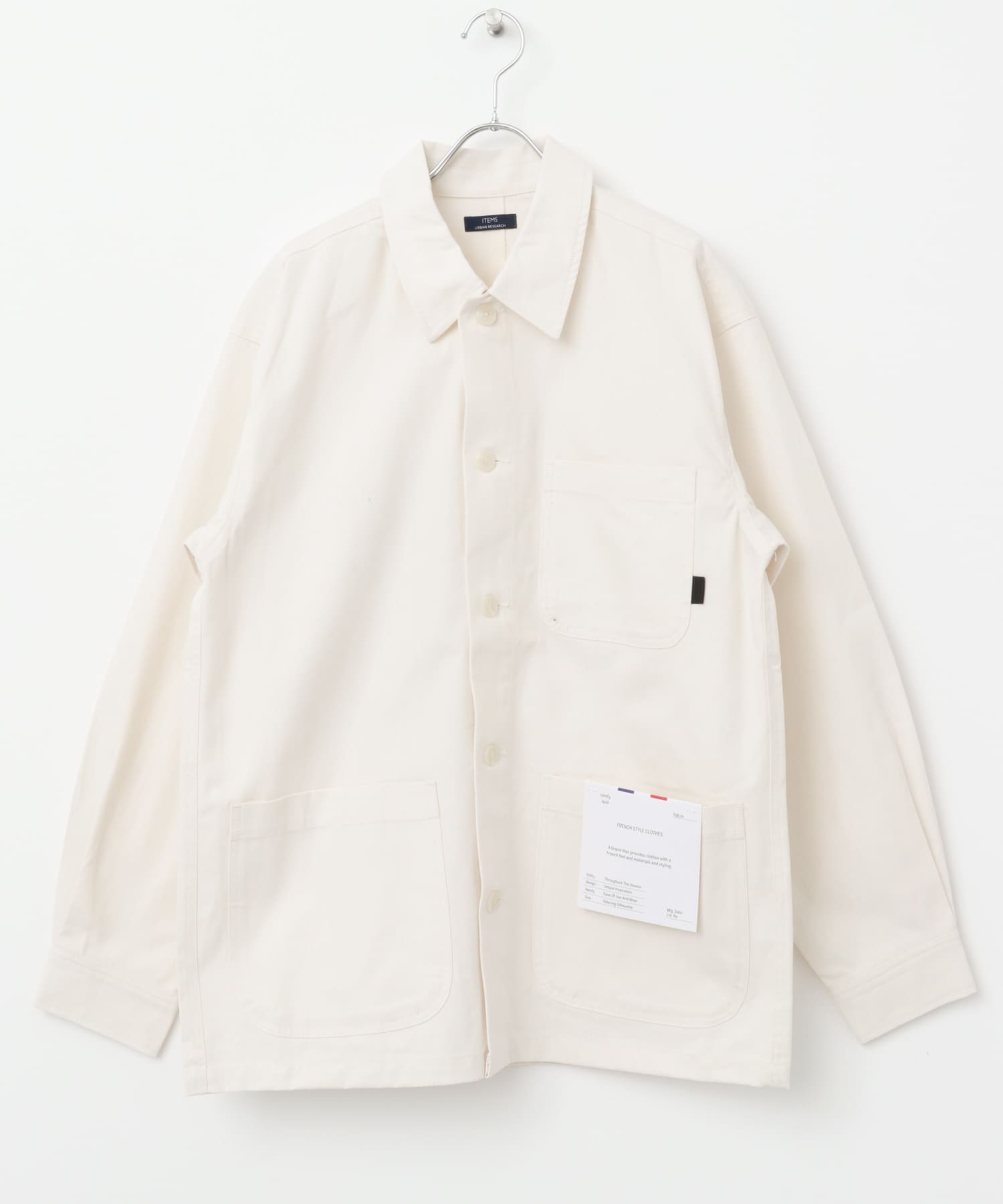 コットン チョアジャケット WHT M