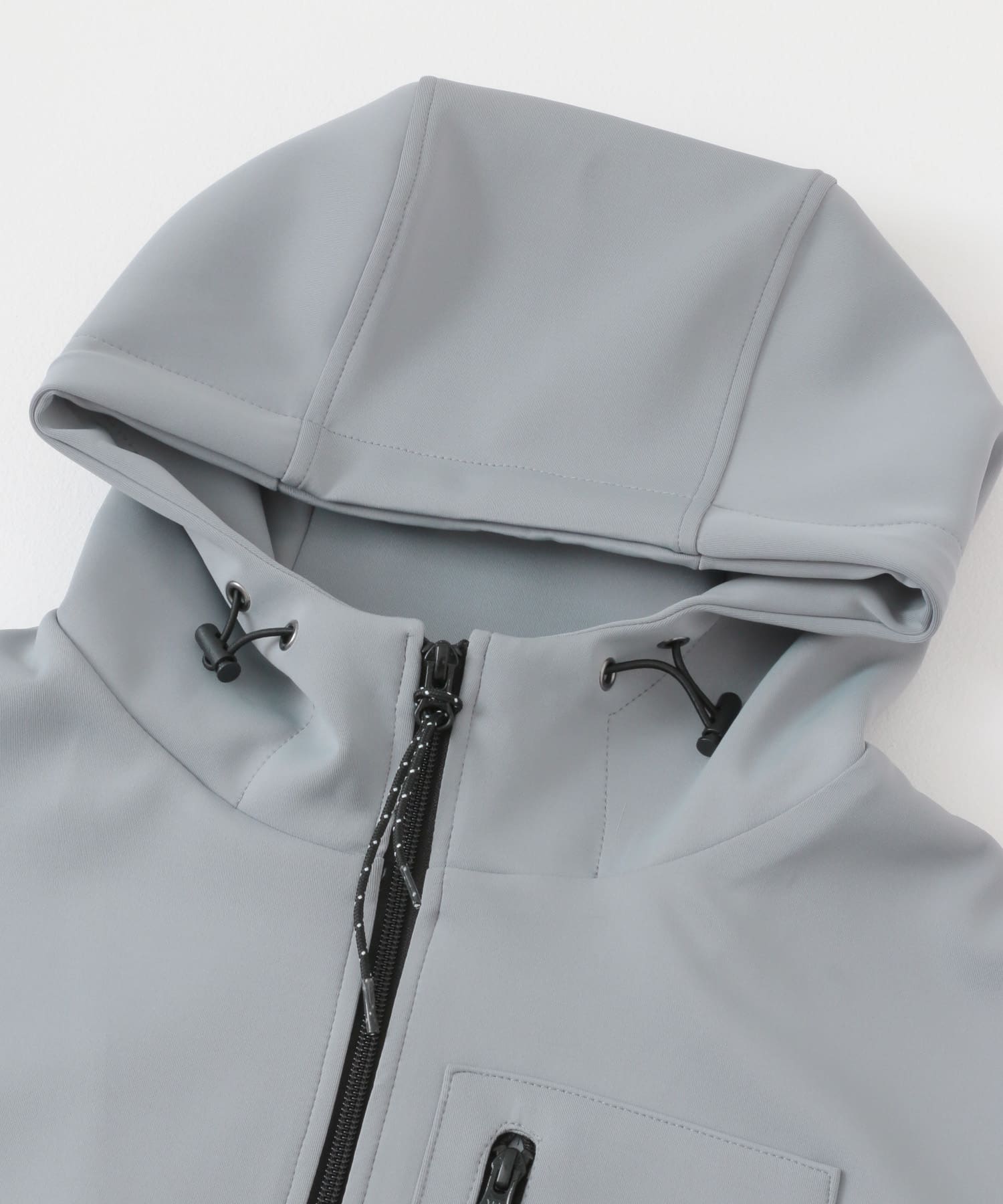 ZIP UP ダンボール フードアウター GRY M