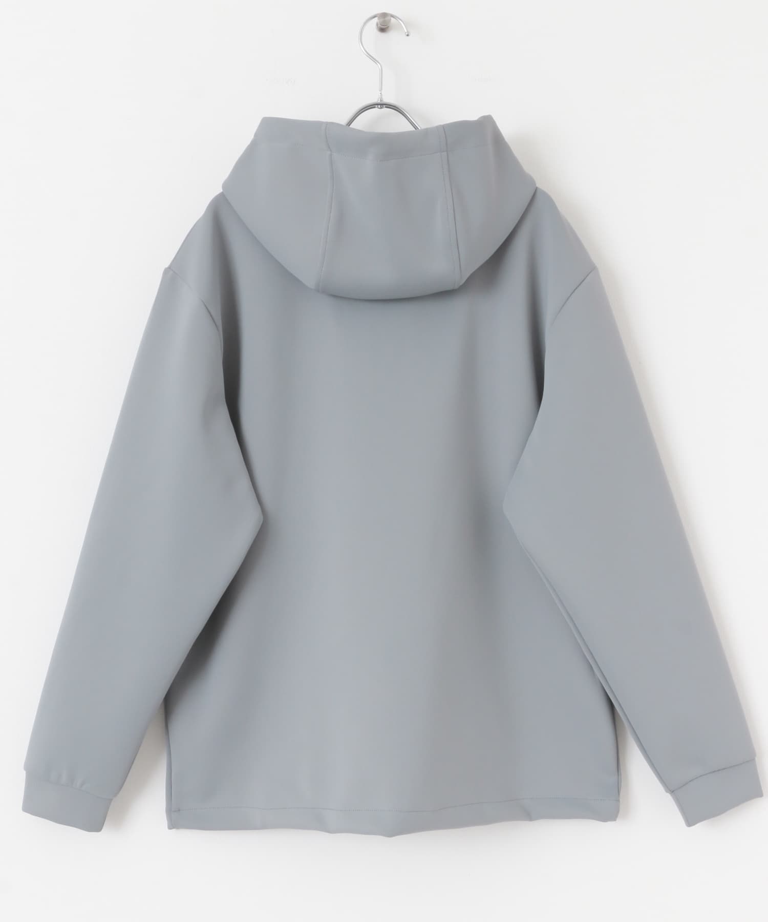 ZIP UP ダンボール フードアウター GRY M