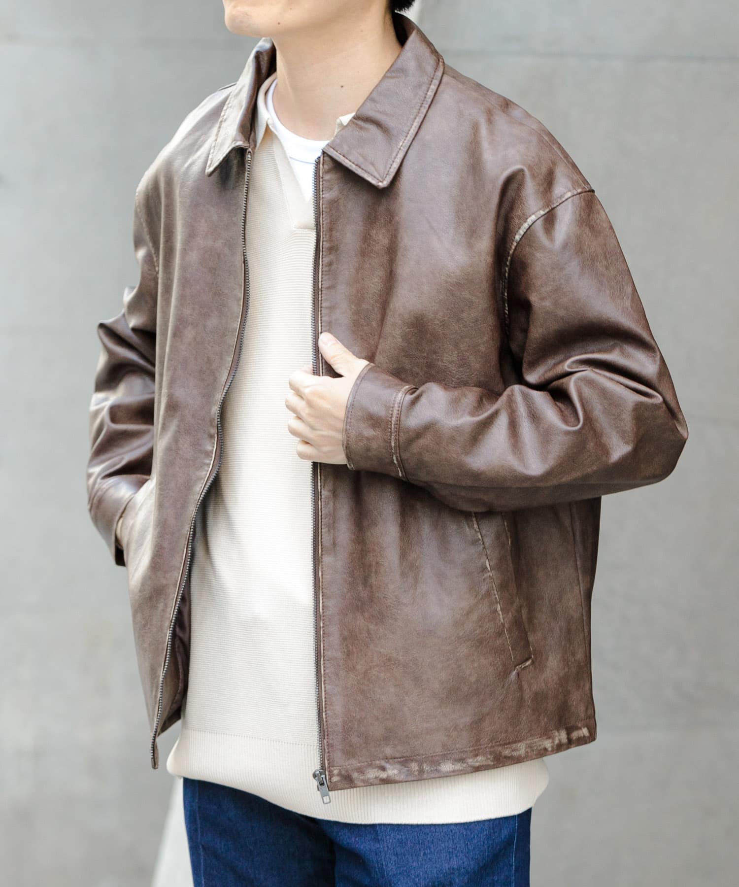 F.L. ZIP UP フライトジャケット