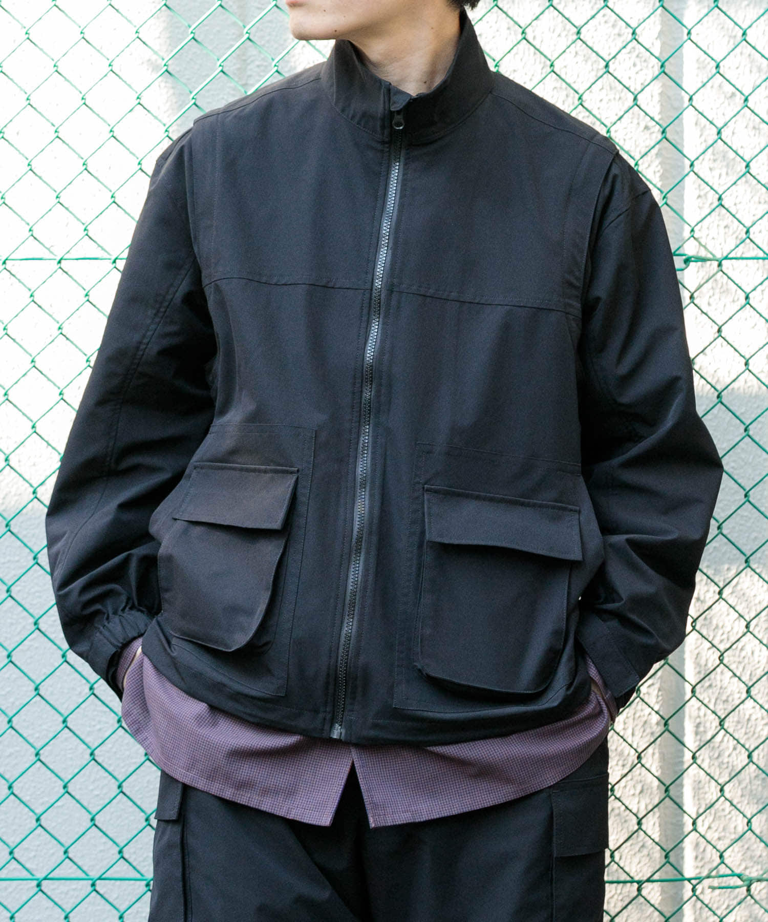 ドライウェザー 2WAYハイネックブルゾン