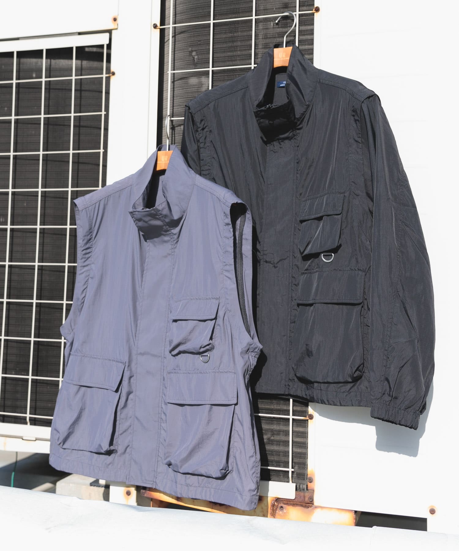 『セットアップ対応』スーパーライトナイロン2wayブルゾン CHA M