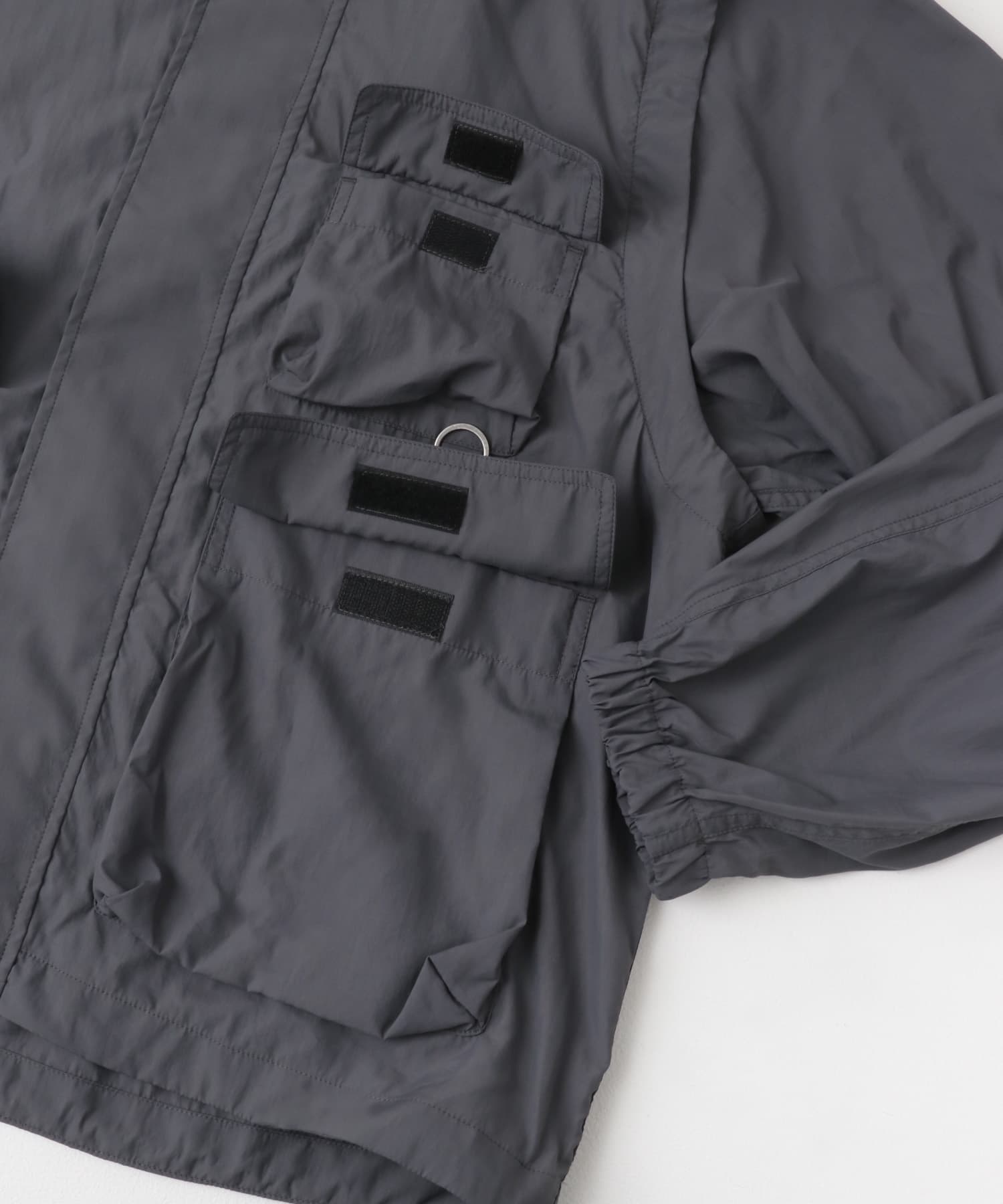 『セットアップ対応』スーパーライトナイロン2wayブルゾン CHA M