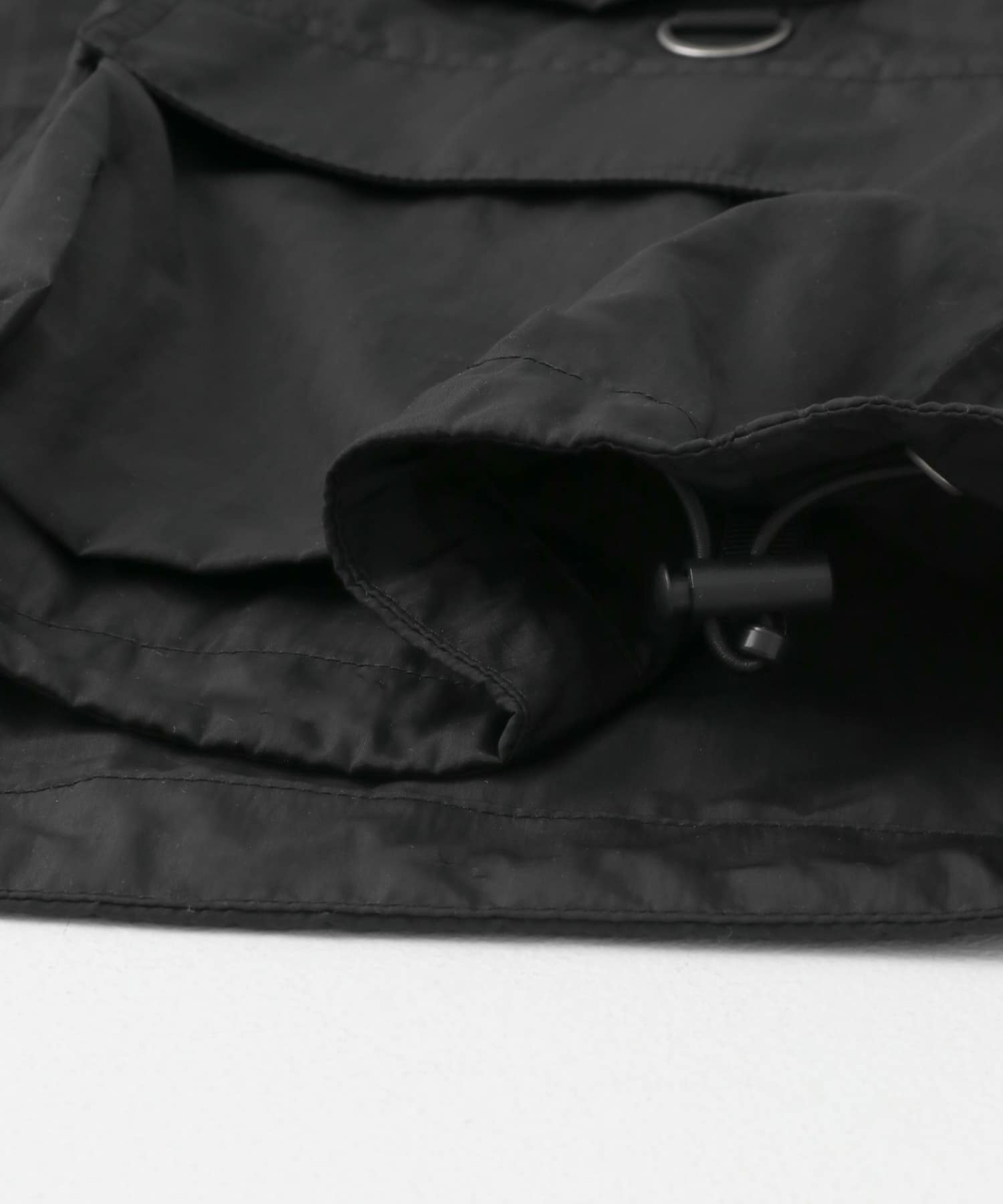 『セットアップ対応』スーパーライトナイロン2wayブルゾン BLK M