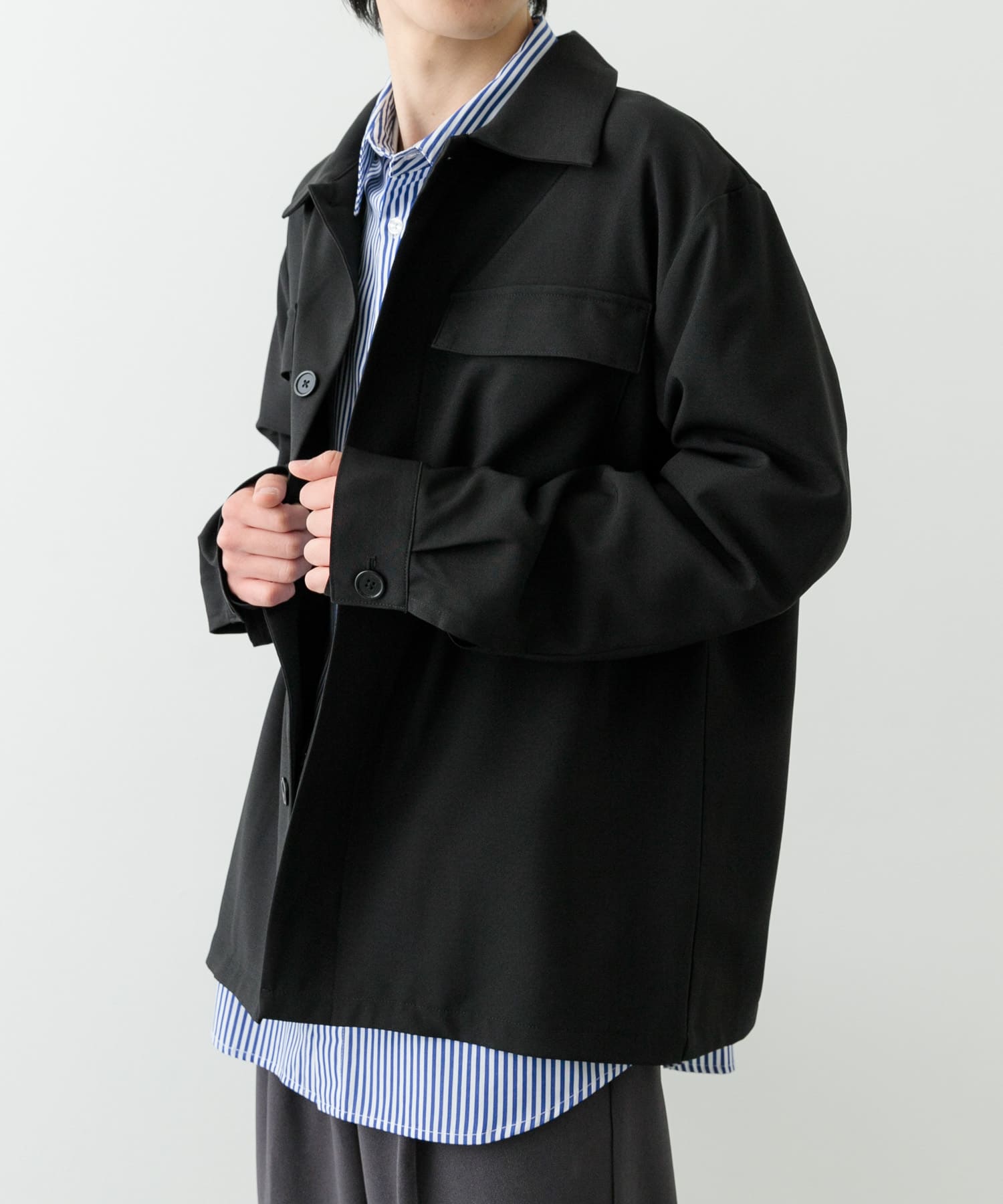 身長：175cm サイズ：L