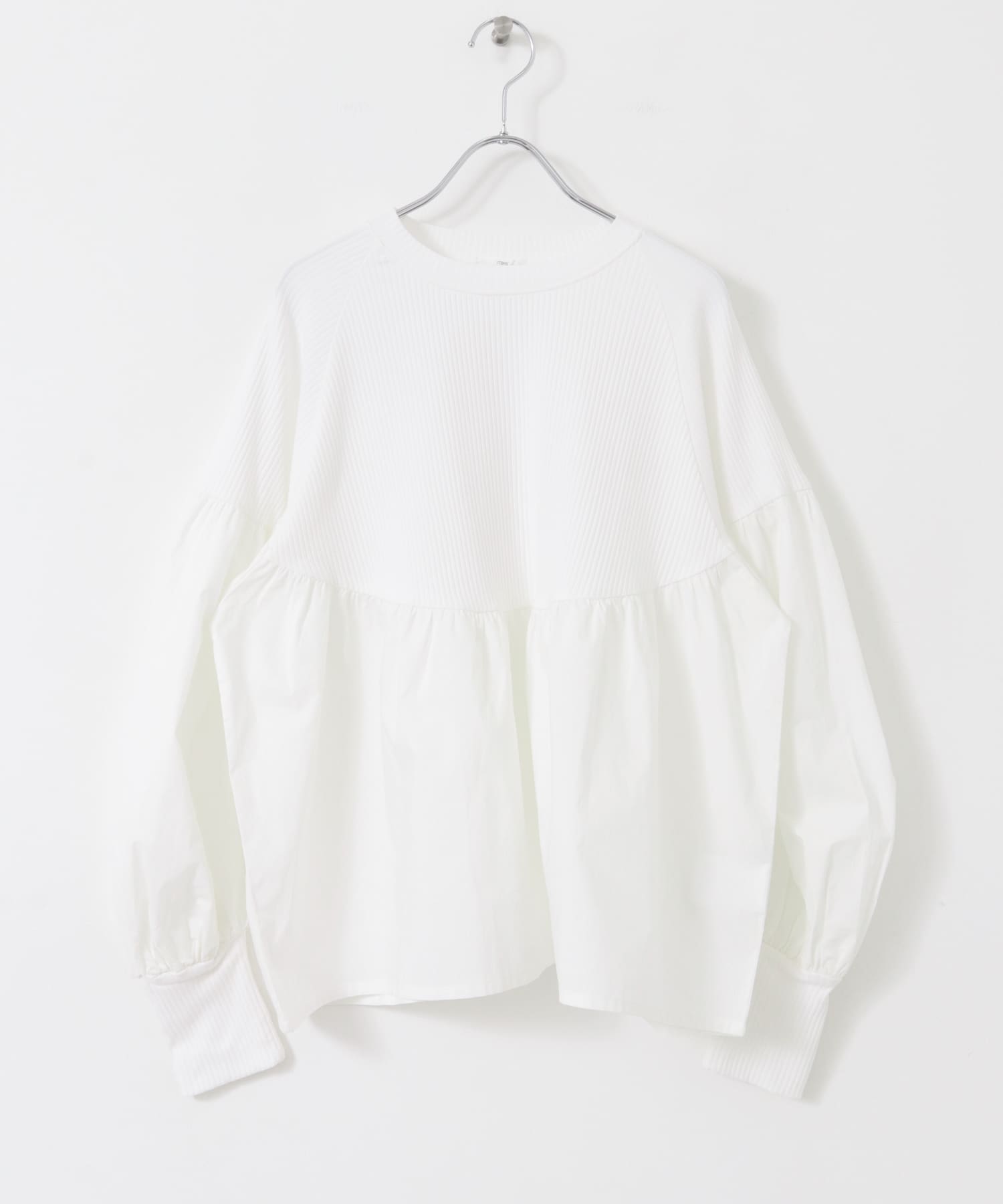 ドッキングリブトップス WHT FREE