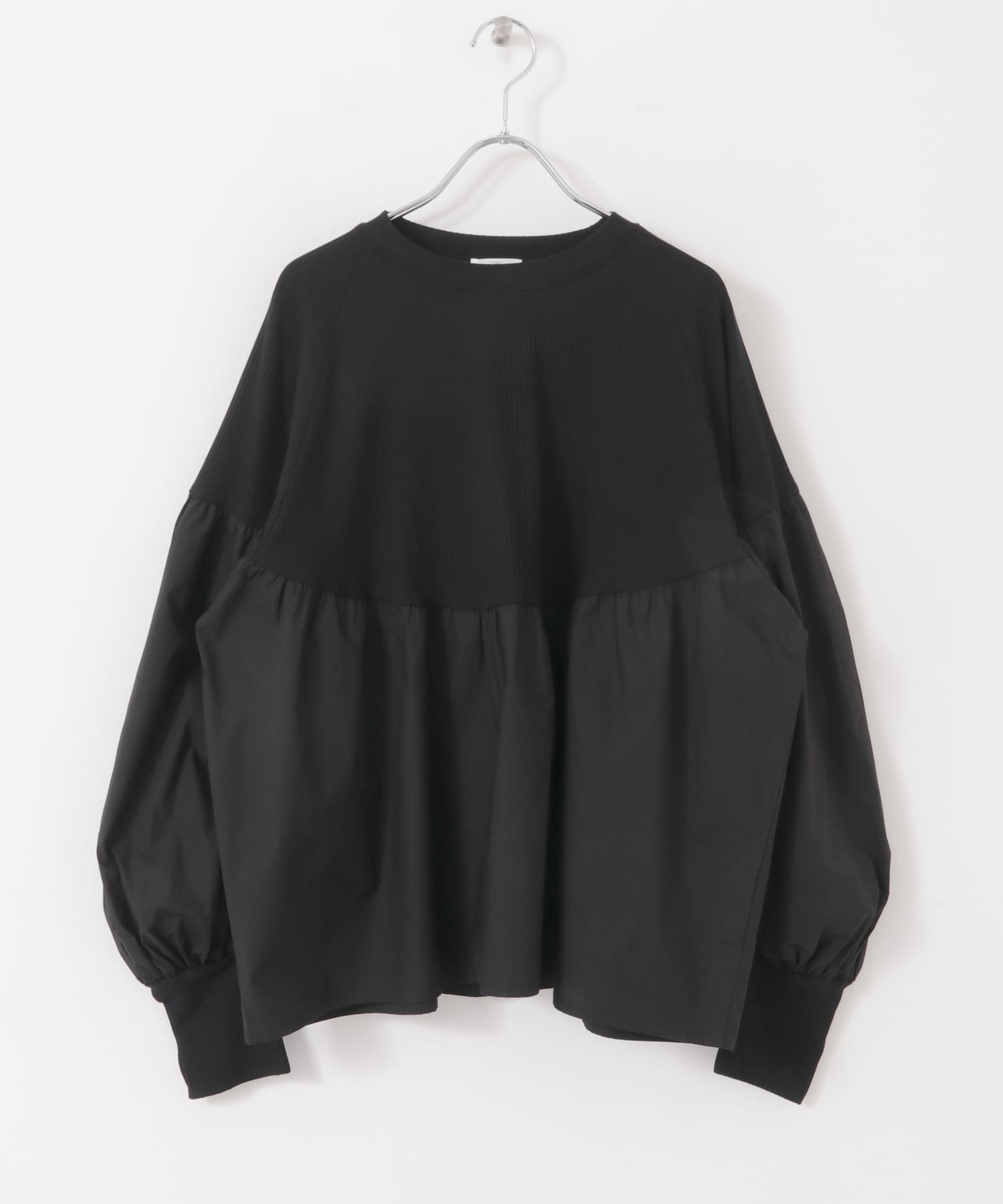 ドッキングリブトップス BLK FREE