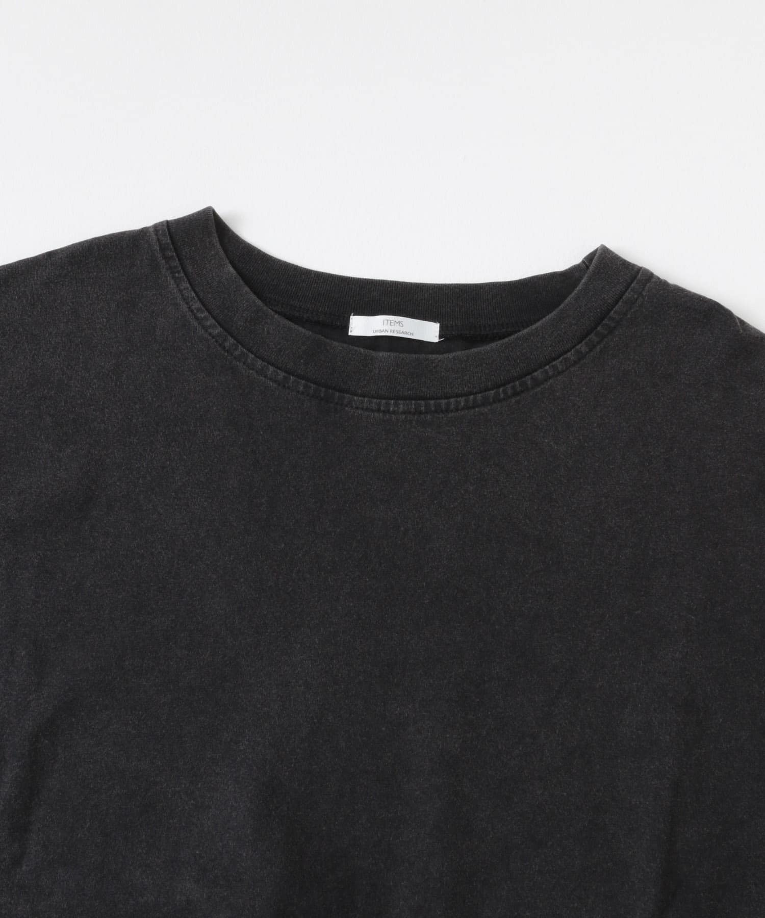 ピグメントロングTシャツ BLK FREE