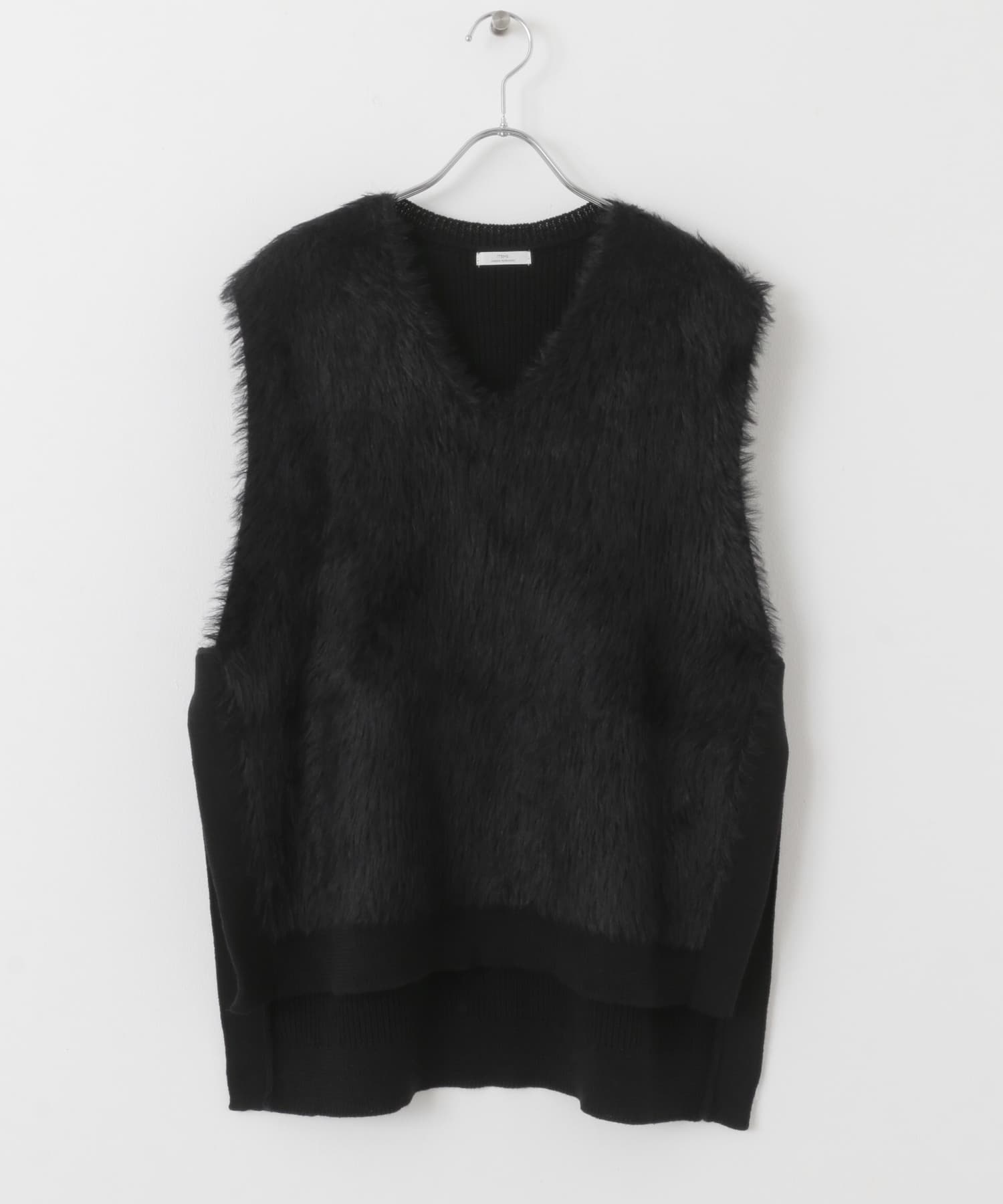 フロントシャギーベスト BLK FREE
