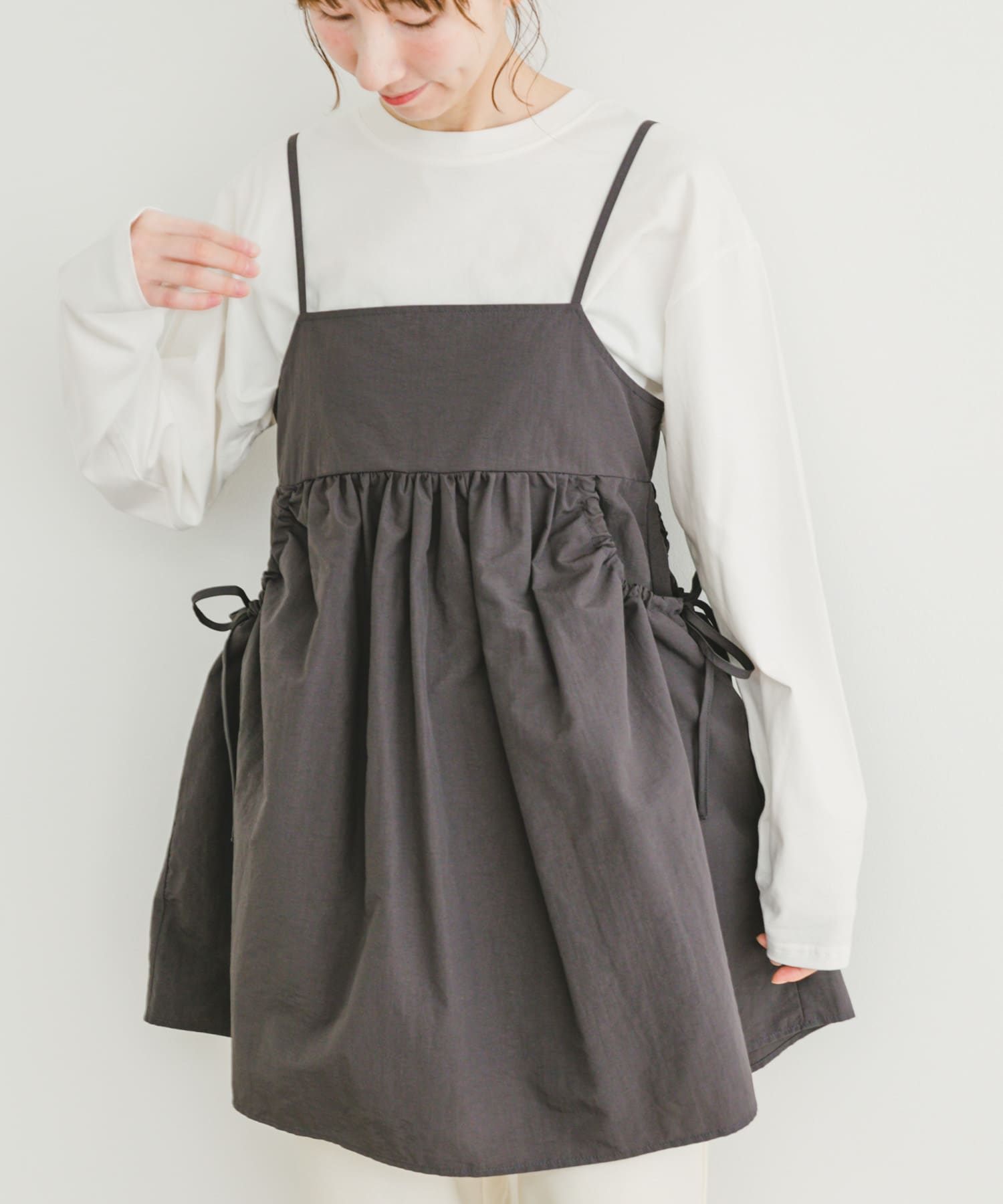 ポケットギャザーキャミ