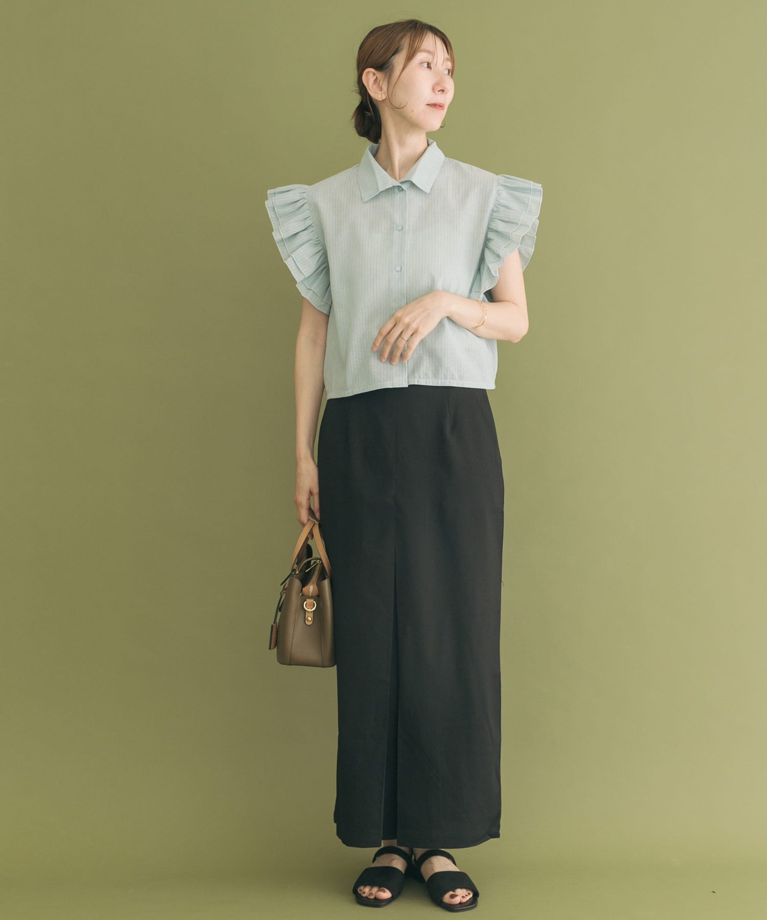 ストレッチセンタータックスカート(FREE BLK): スカート｜URBAN