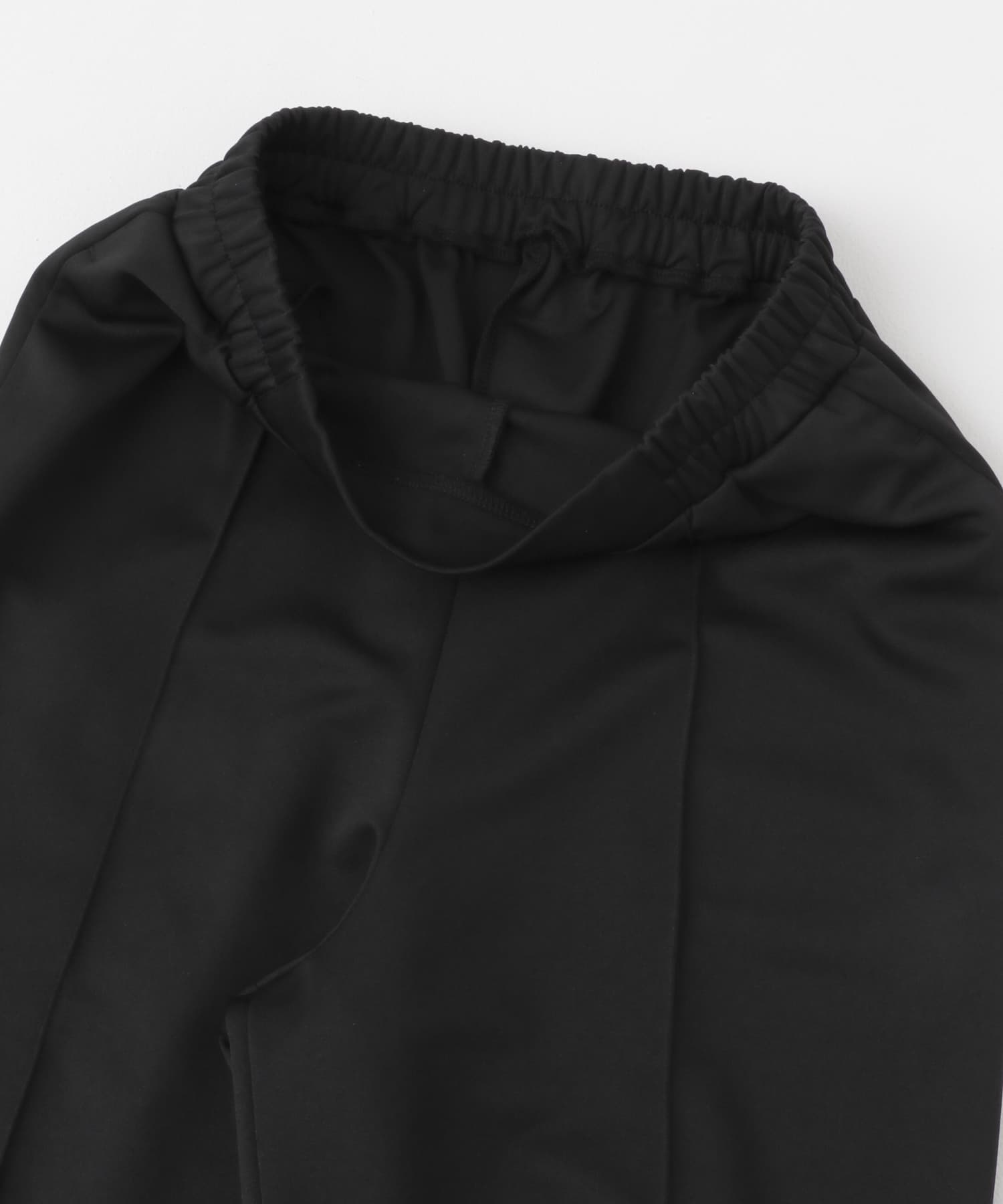 ペプラムトップス×パンツセット BLK×BLK FREE