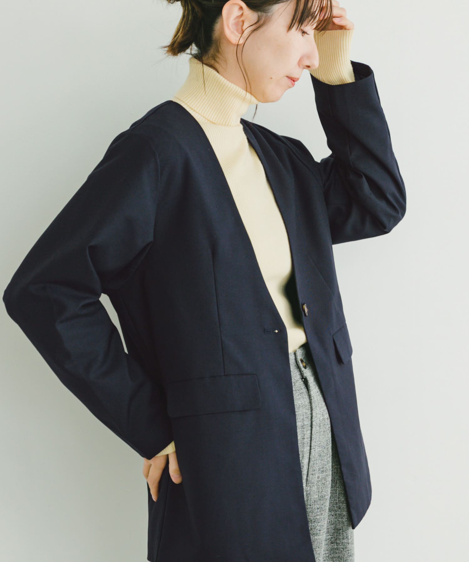 ノーカラージャケット(FREE BLK): アウター｜URBAN RESEARCH公式