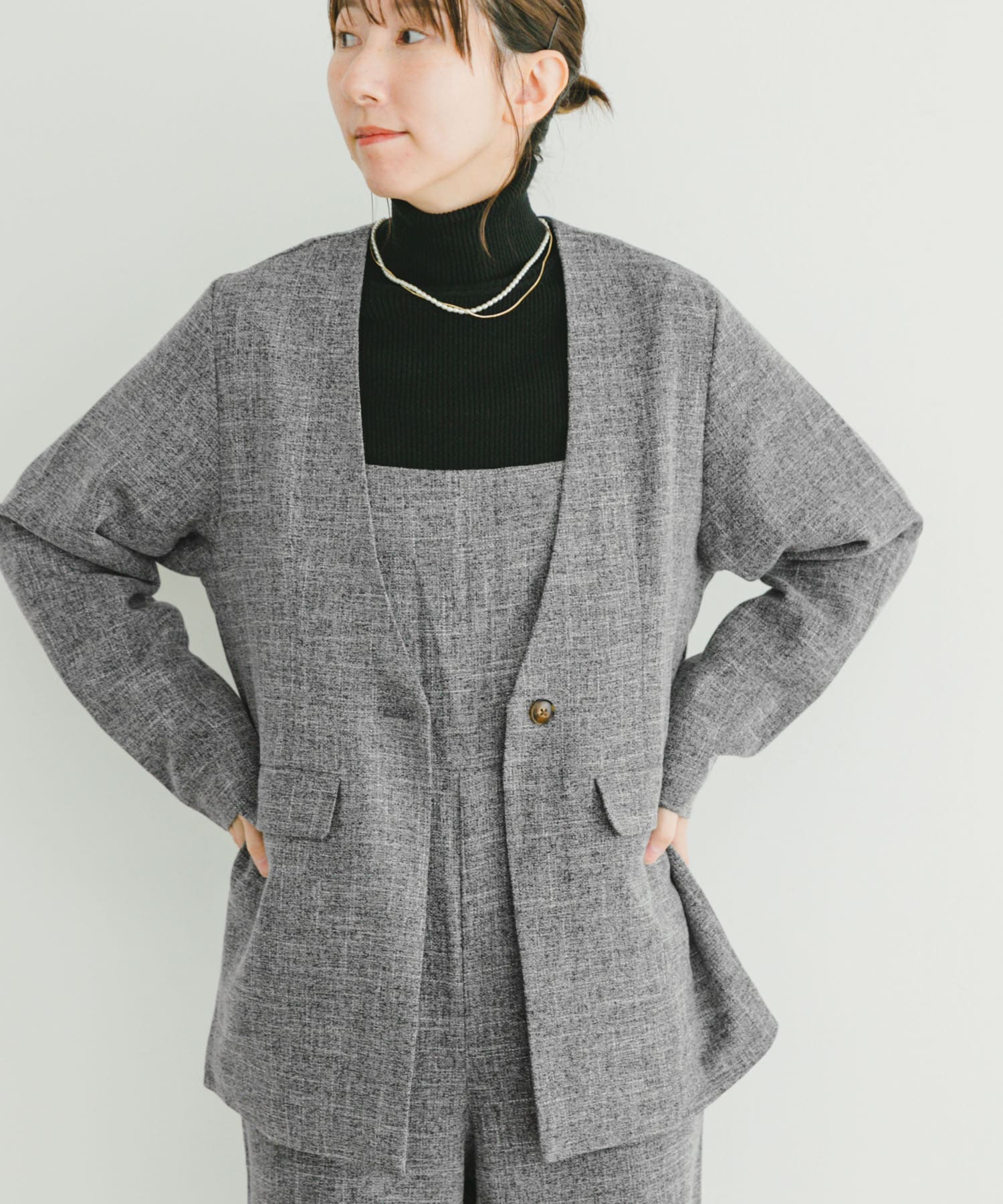 ノーカラージャケット(FREE BLK): アウター｜URBAN RESEARCH公式