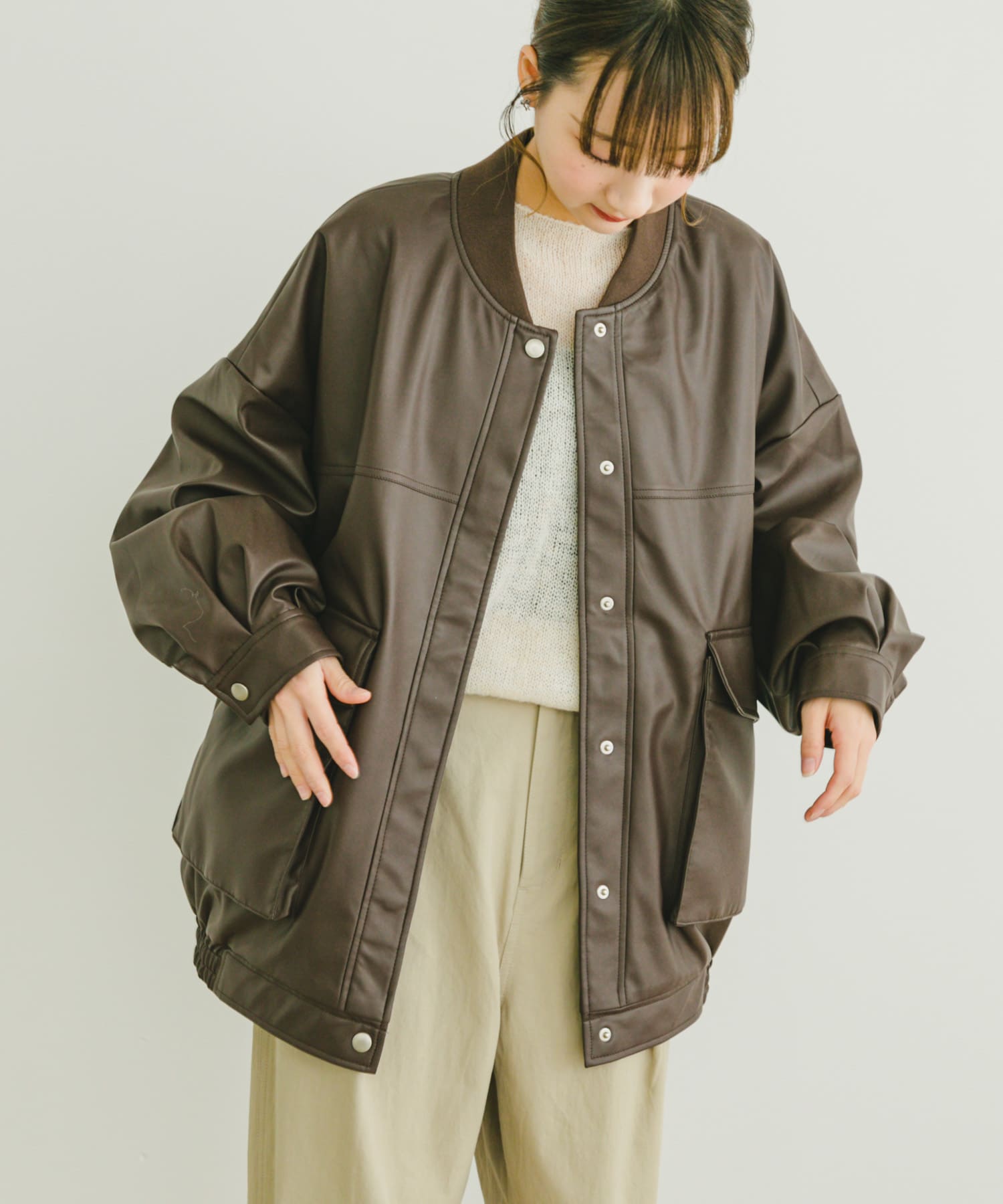 ビッグシルエットブルゾン
